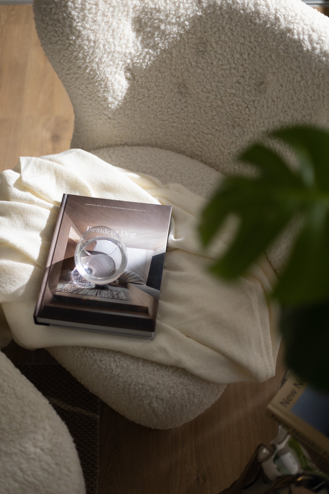 Agnes Wool Armchair - Short Hair | The Feelter