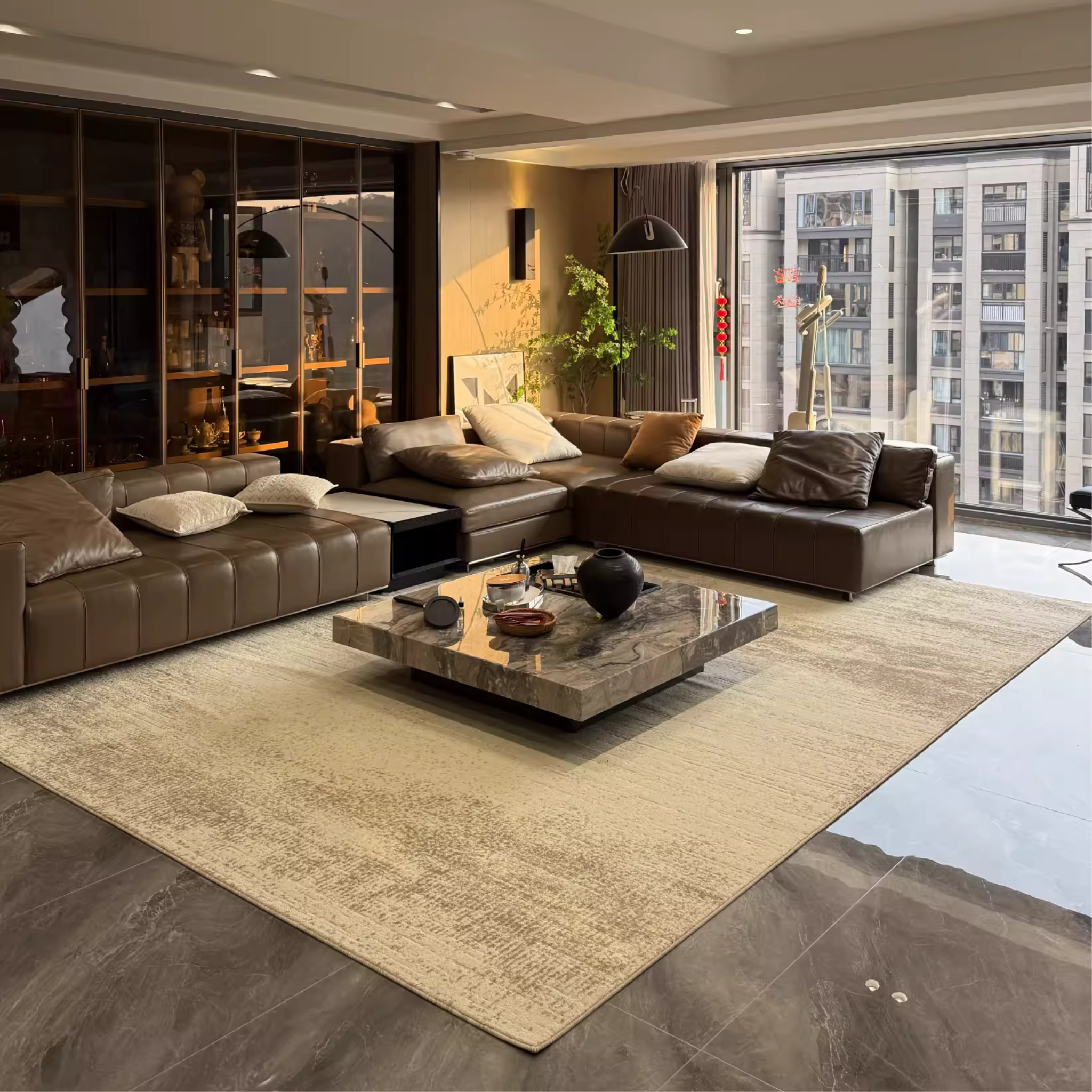 Veil Glue-Free Rug