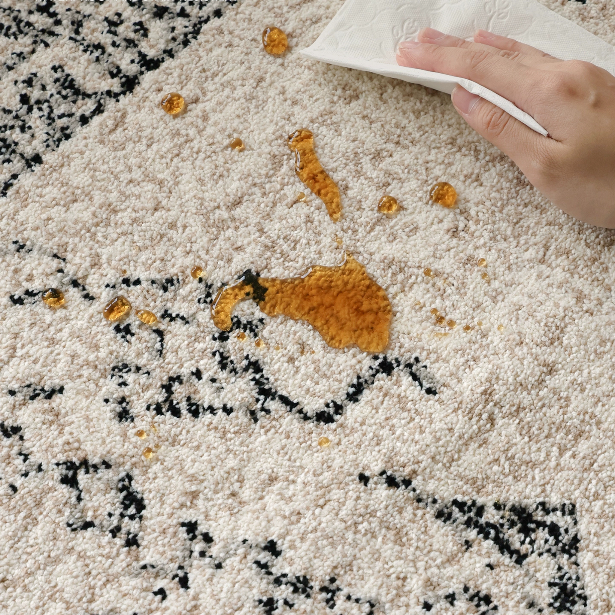 Provincial Daisy Waterproof Rug
