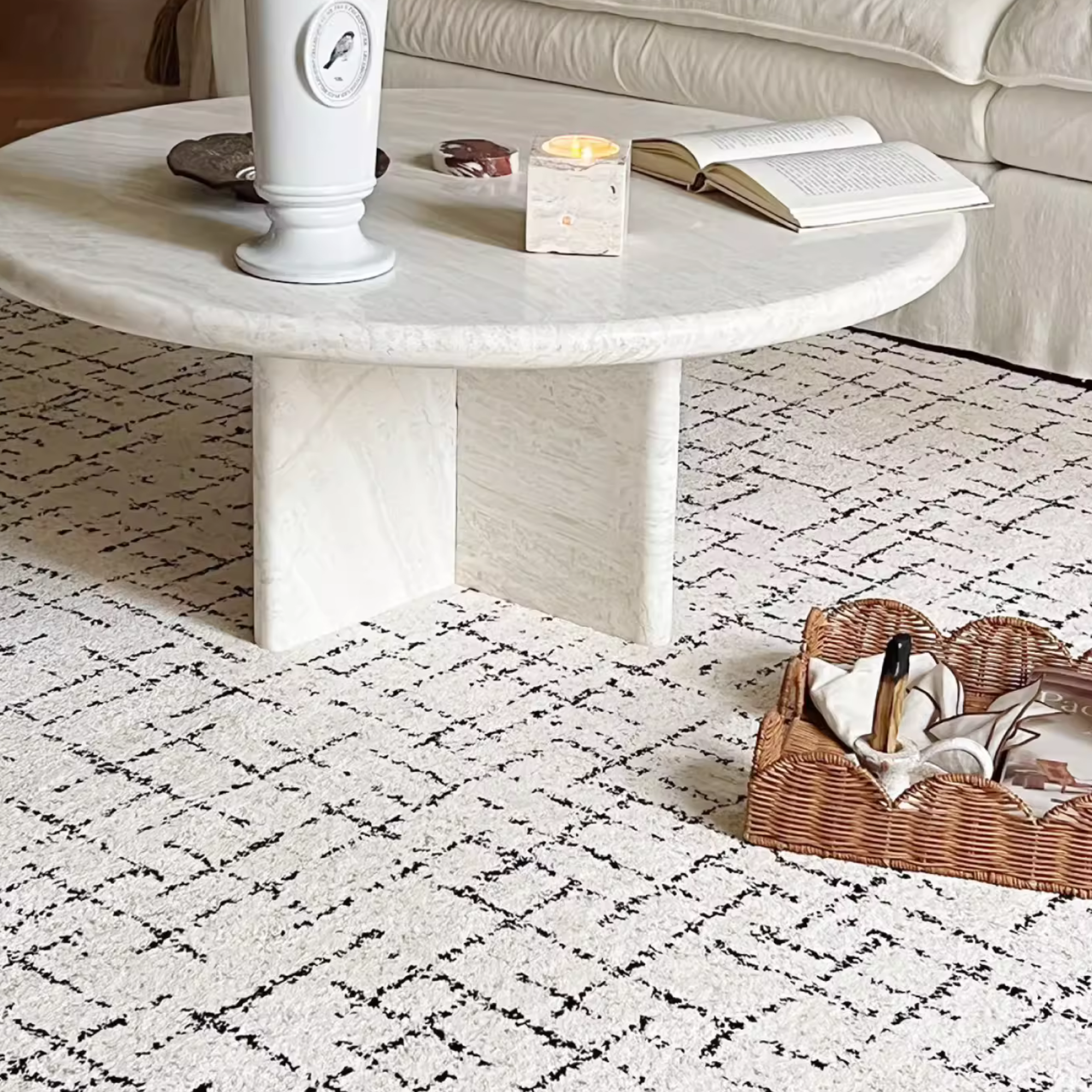 Maze Waterproof Rug