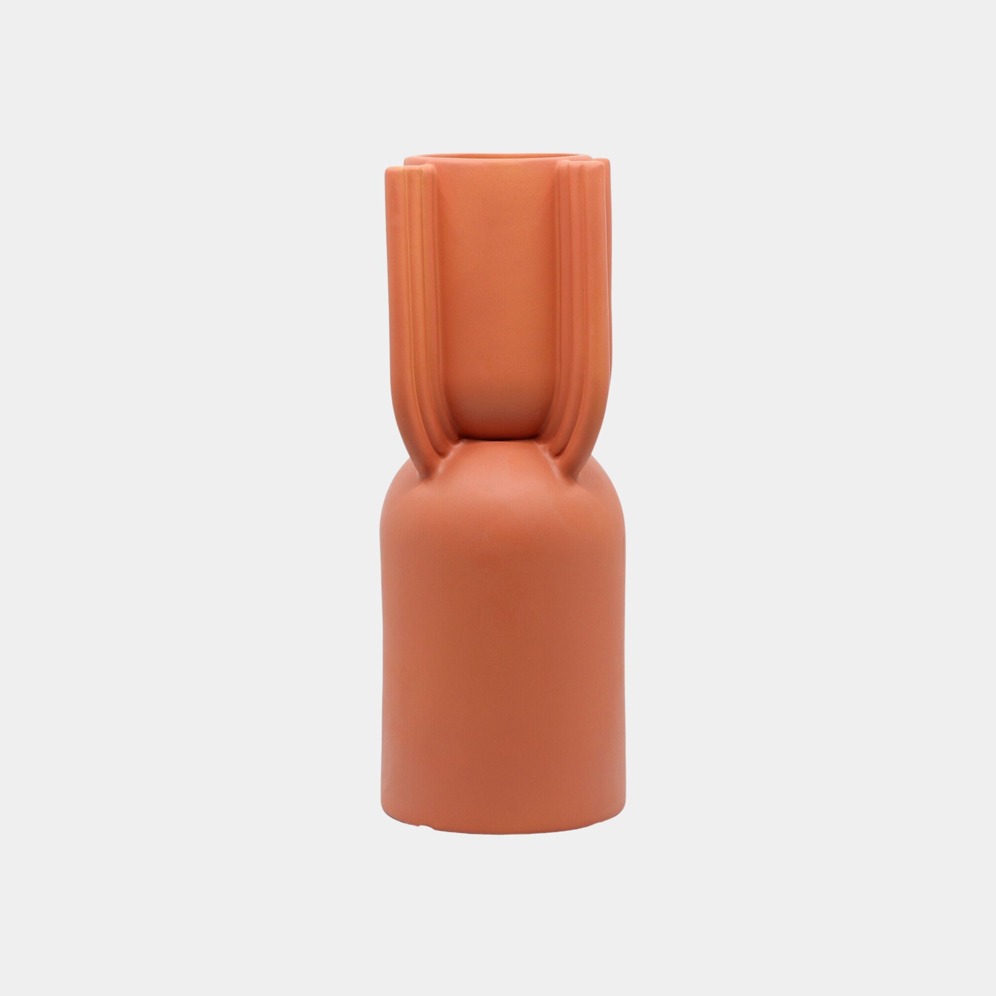 Ceramic Vase | Art-Deco - Red - The Feelter