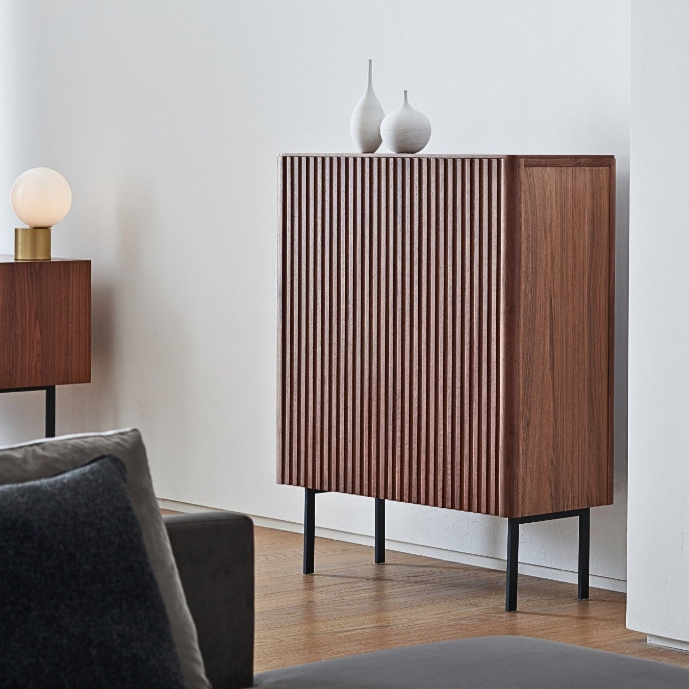 Grace Fluted Timber Cabinet - The Feelter