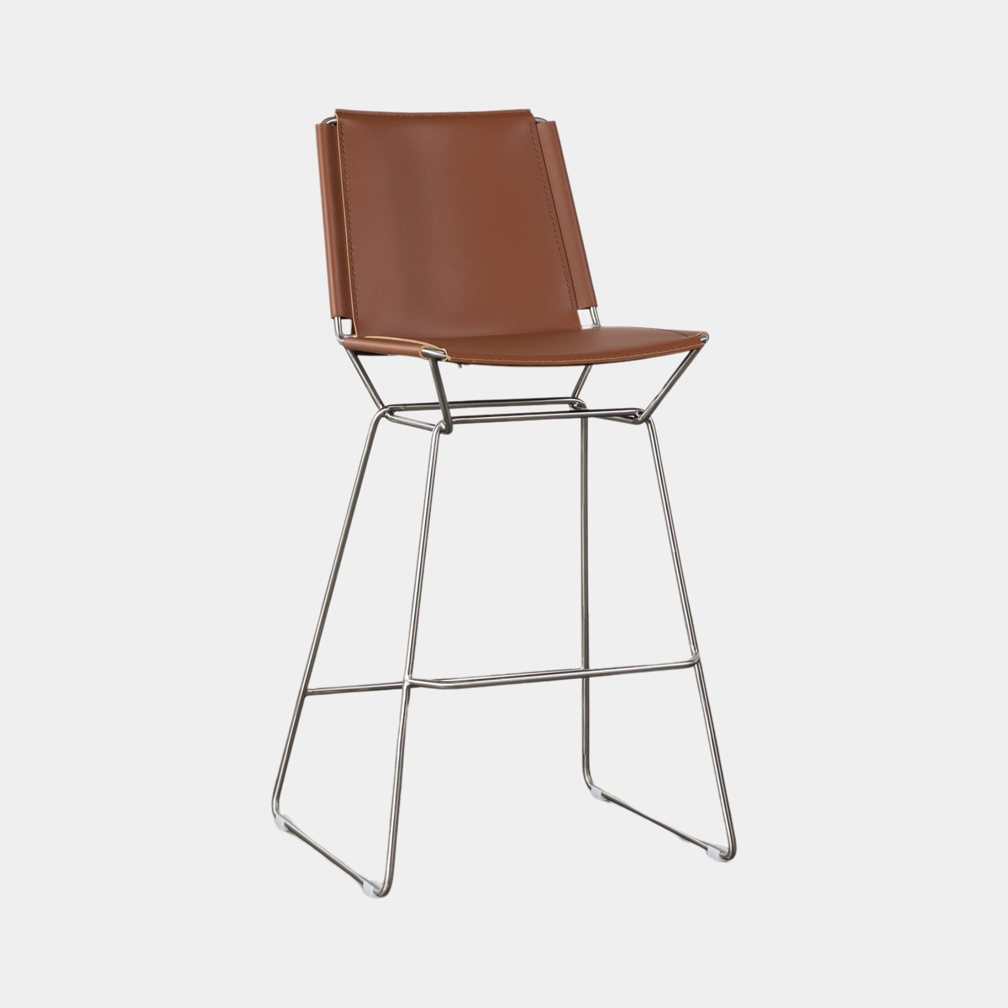 Braedan Leather Bar Stool