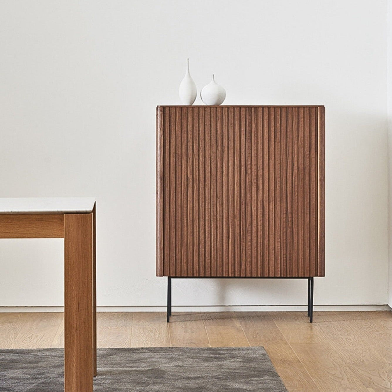 Grace Fluted Timber Cabinet - The Feelter