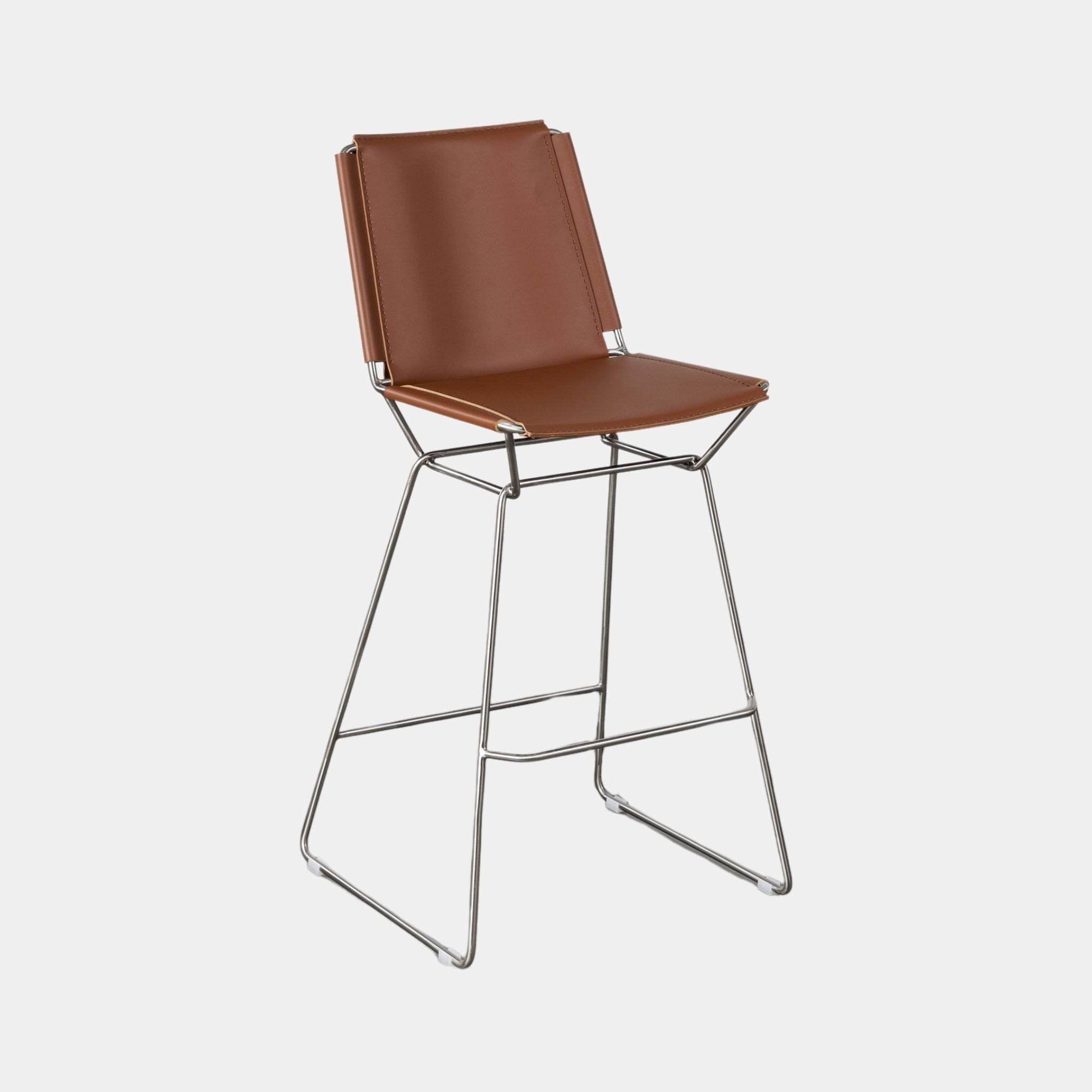 Braedan Leather Bar Stool