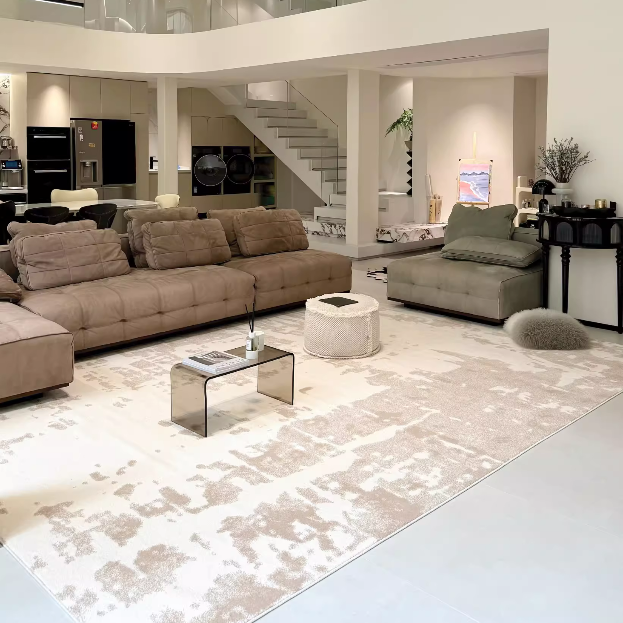 Paperbark Waterproof Rug