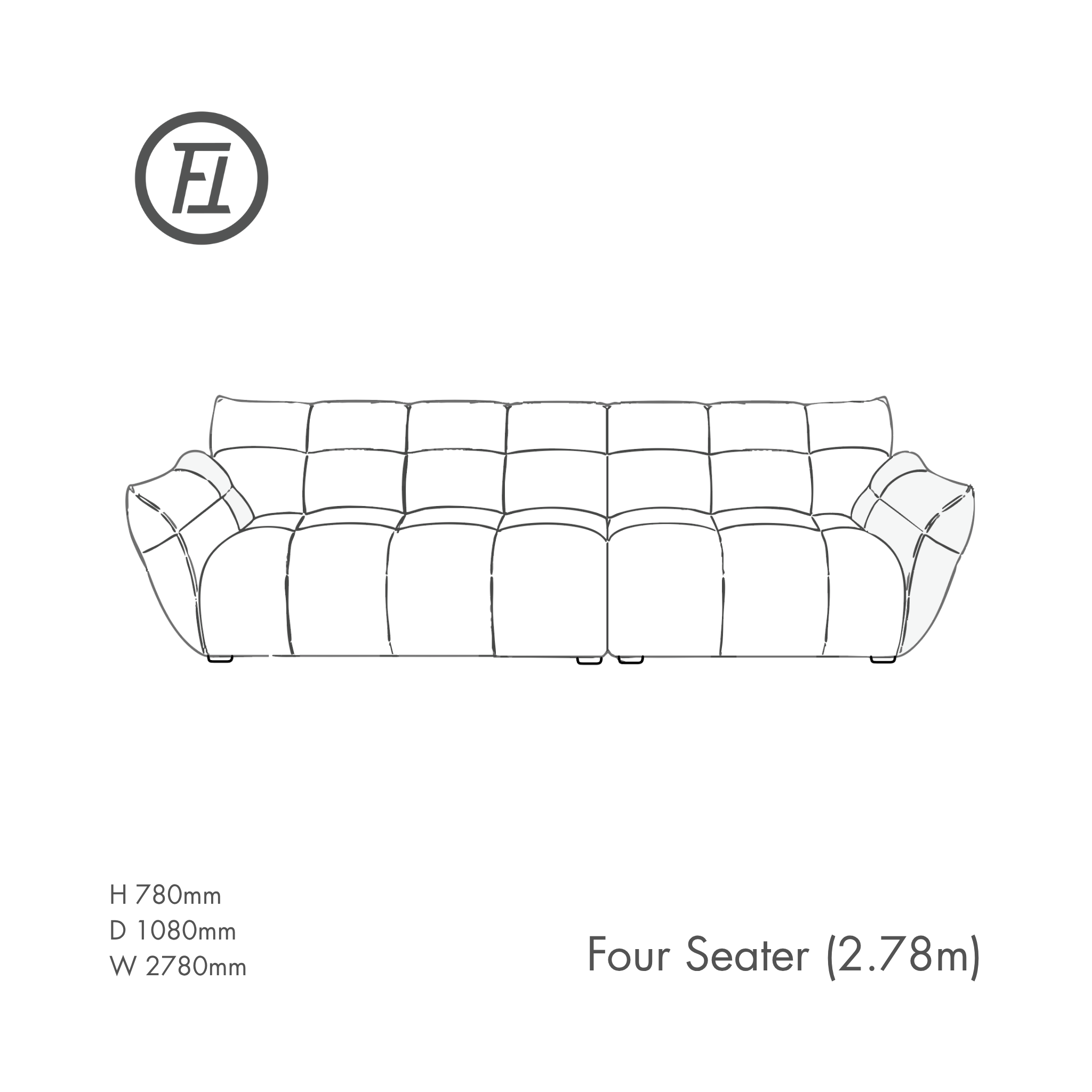 Lily Tufted Sofa - The Feelter