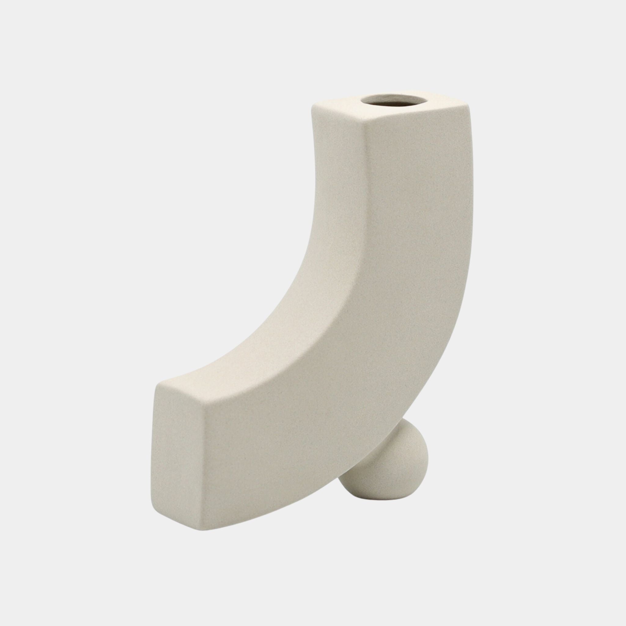 Ceramic Vase | Pipe-curved - The Feelter