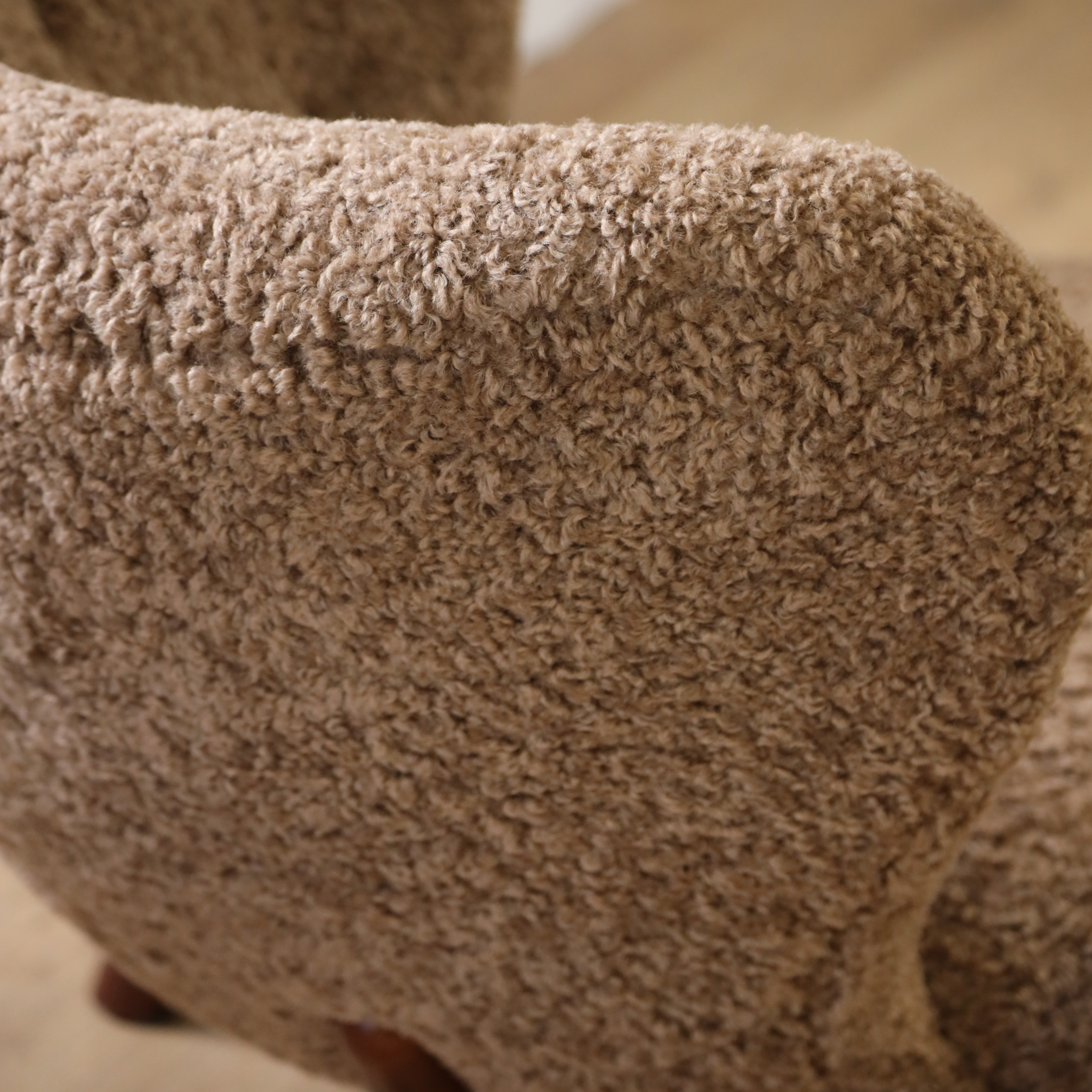 Agnes Wool Armchair - Premium