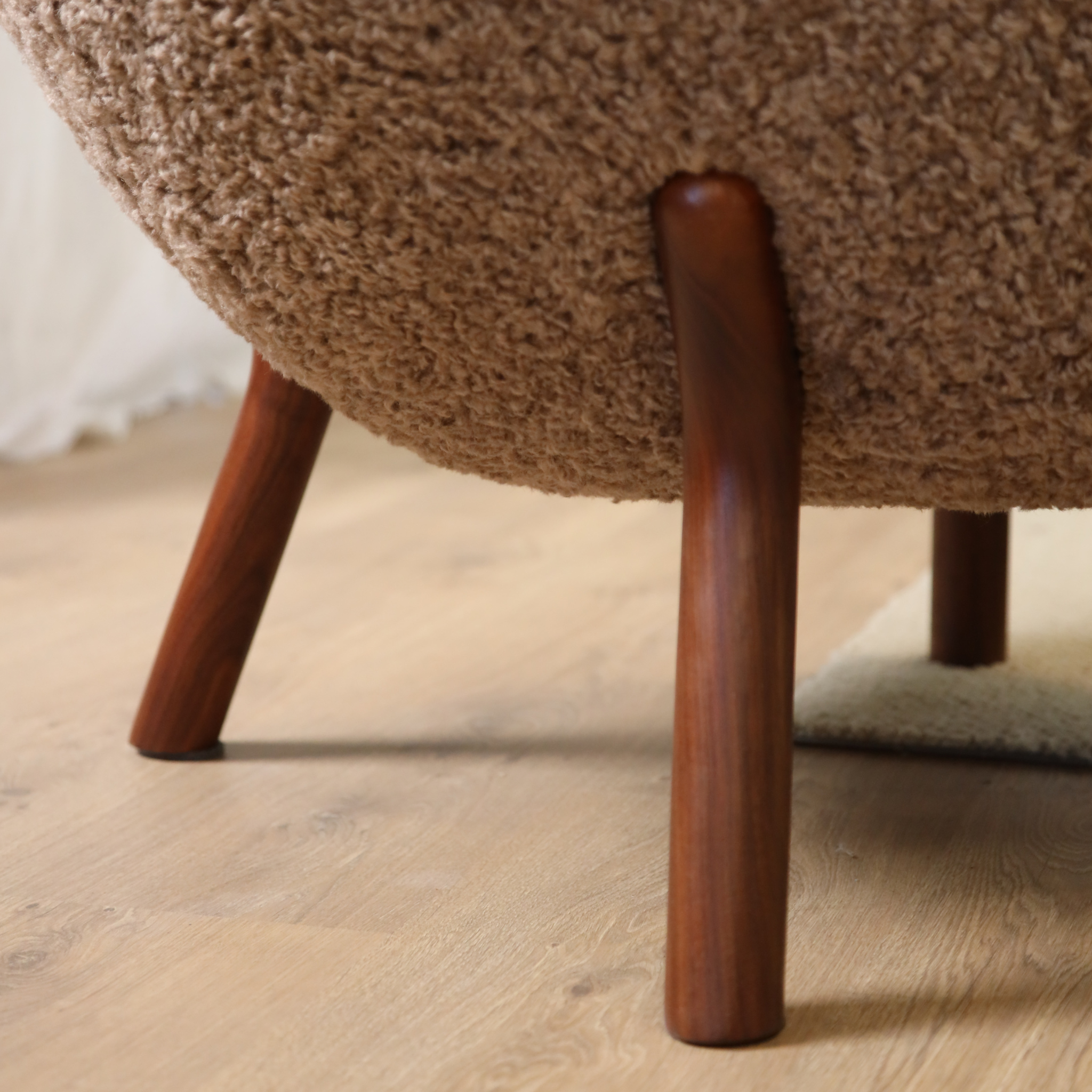 Agnes Wool Armchair - Premium