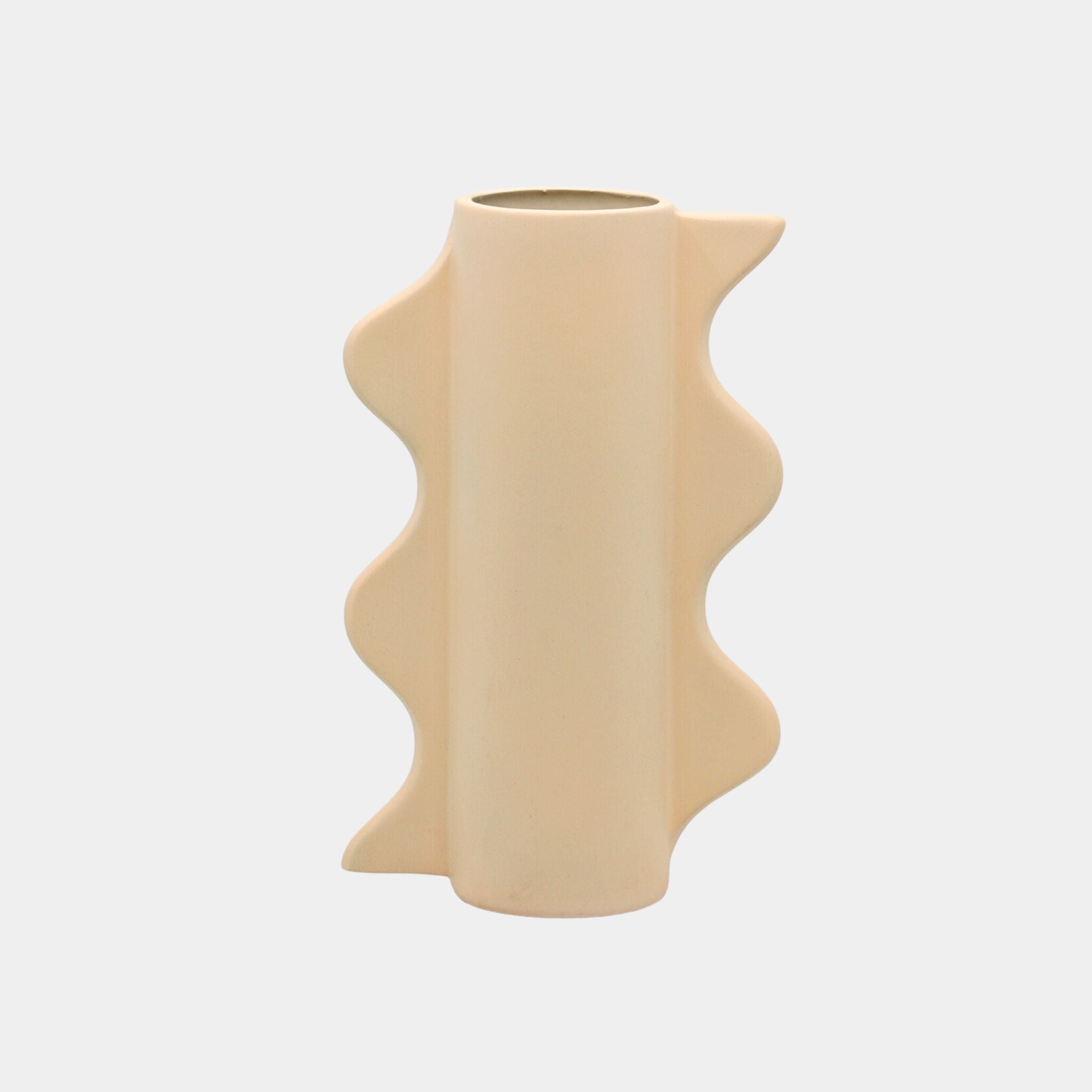 Ceramic Vase | Summertime Series - Beige - The Feelter