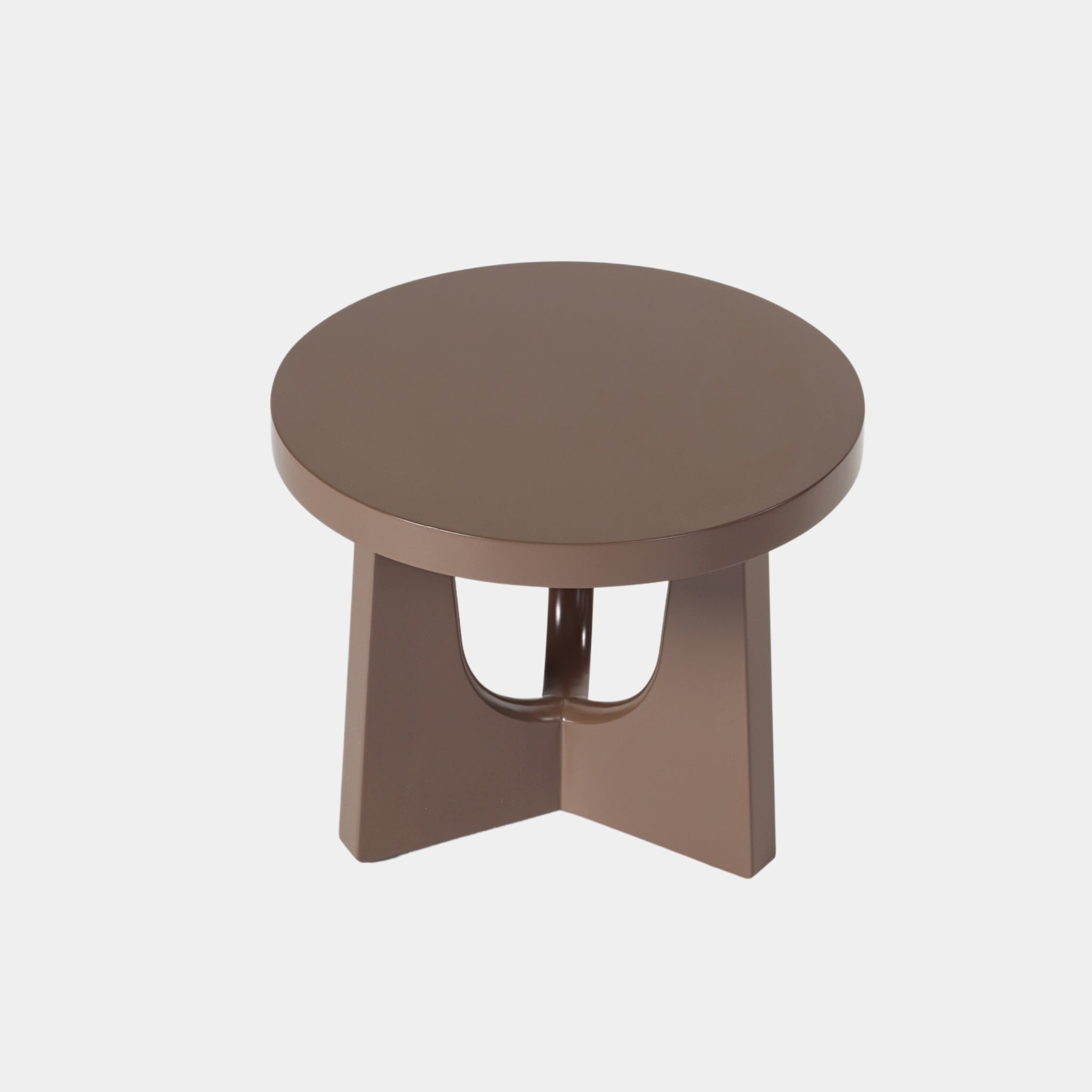 Geometric Side Tables - Gloss Lacquered Wood - The Feelter