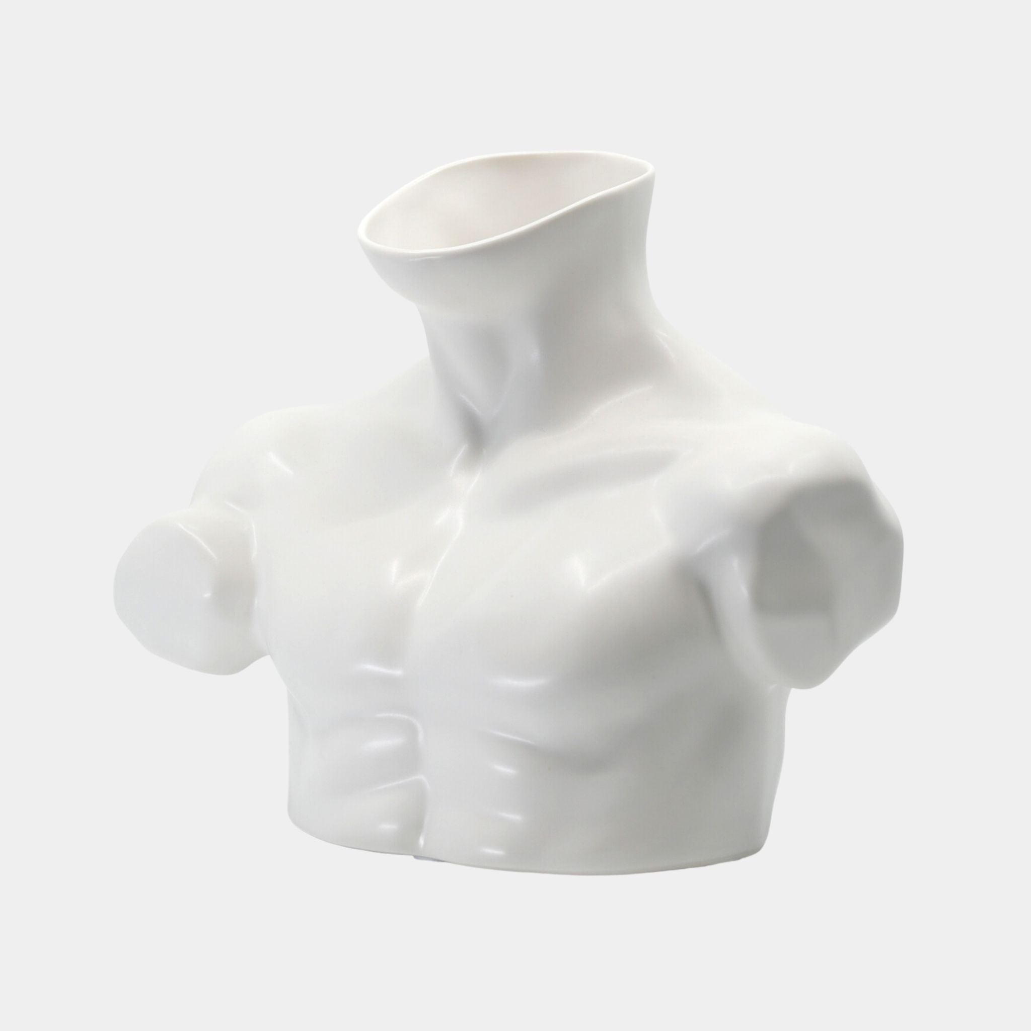 Ceramic Vase | Torso - White - The Feelter