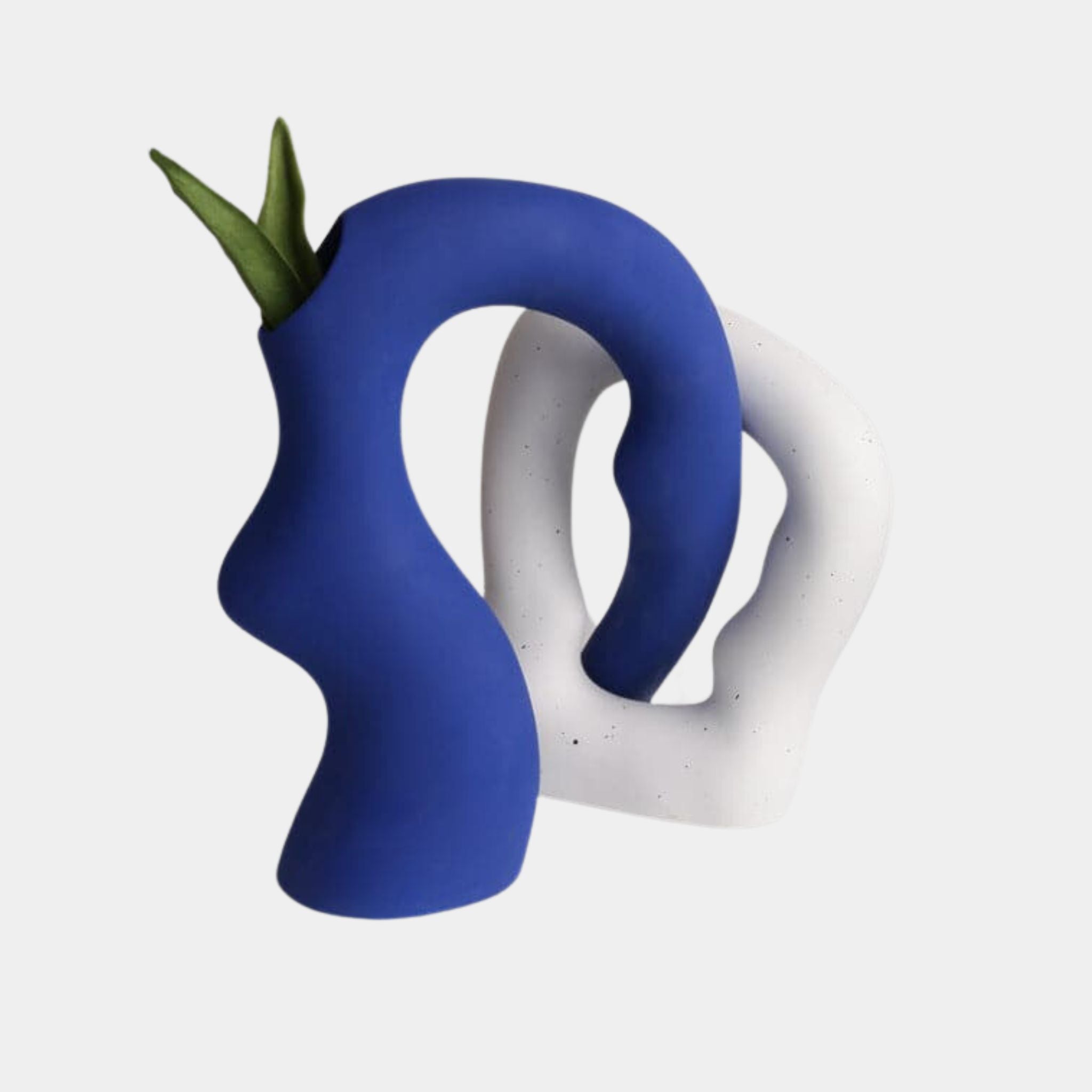 Ceramic Vase | Twisted Sisters - Blue Set - The Feelter