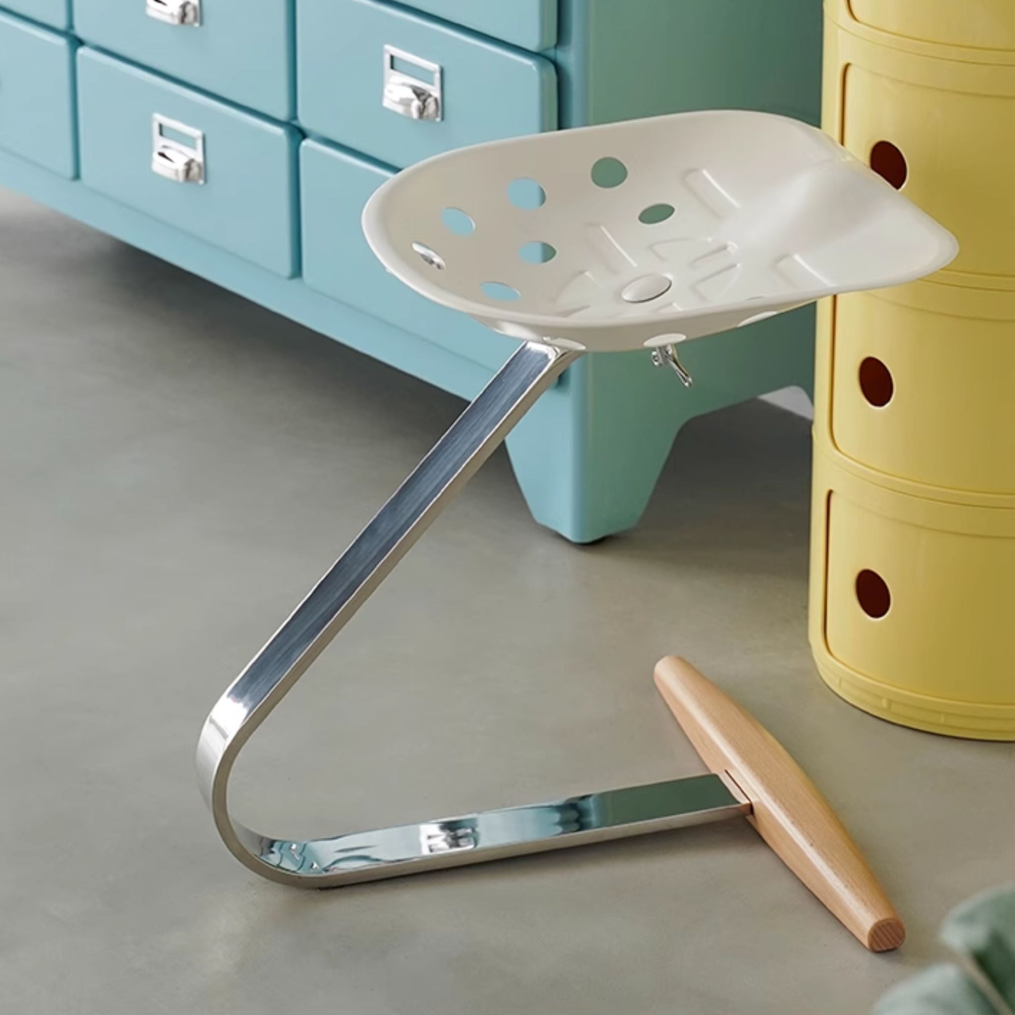 Colourful Industrial Stool