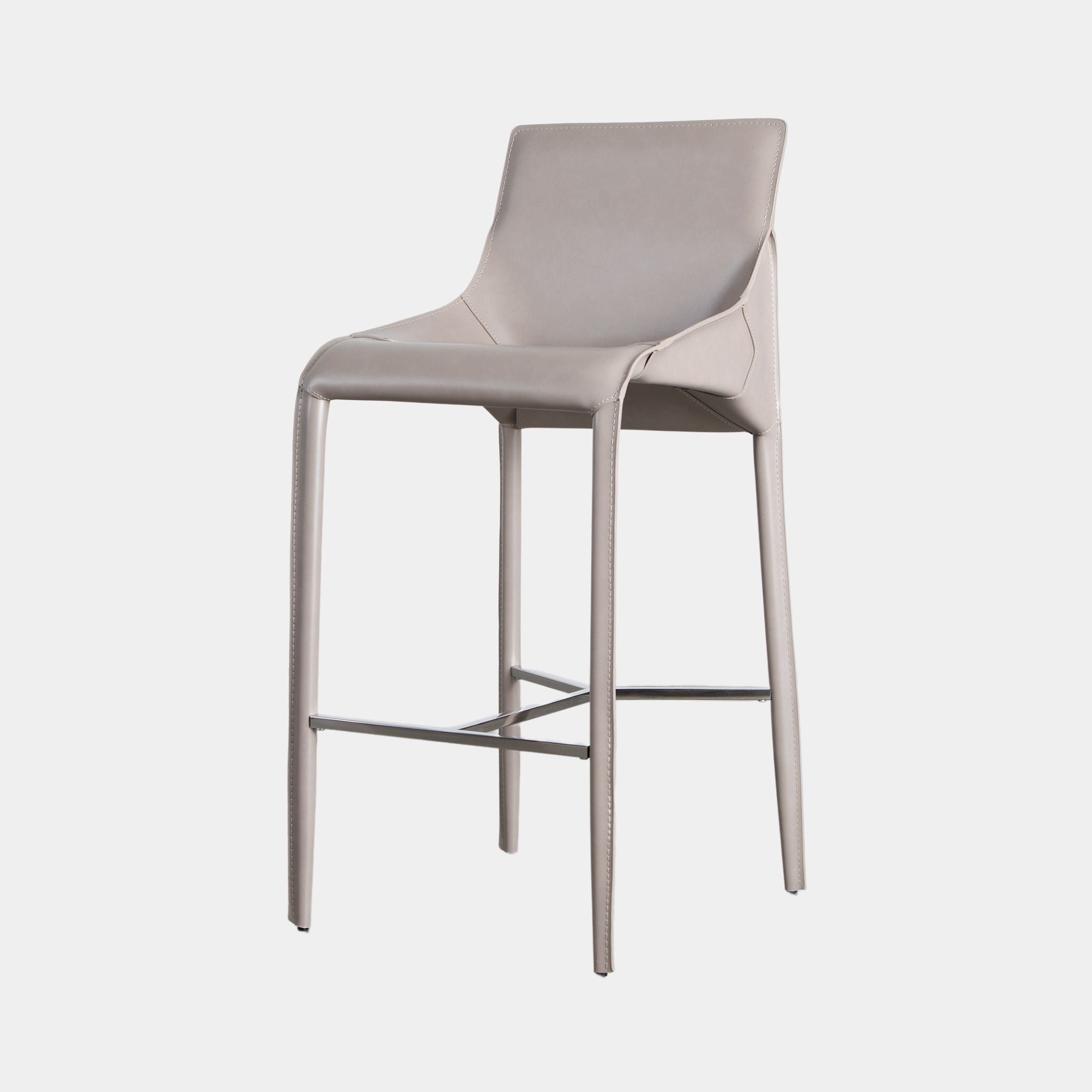 Theo Leather Bar Stool