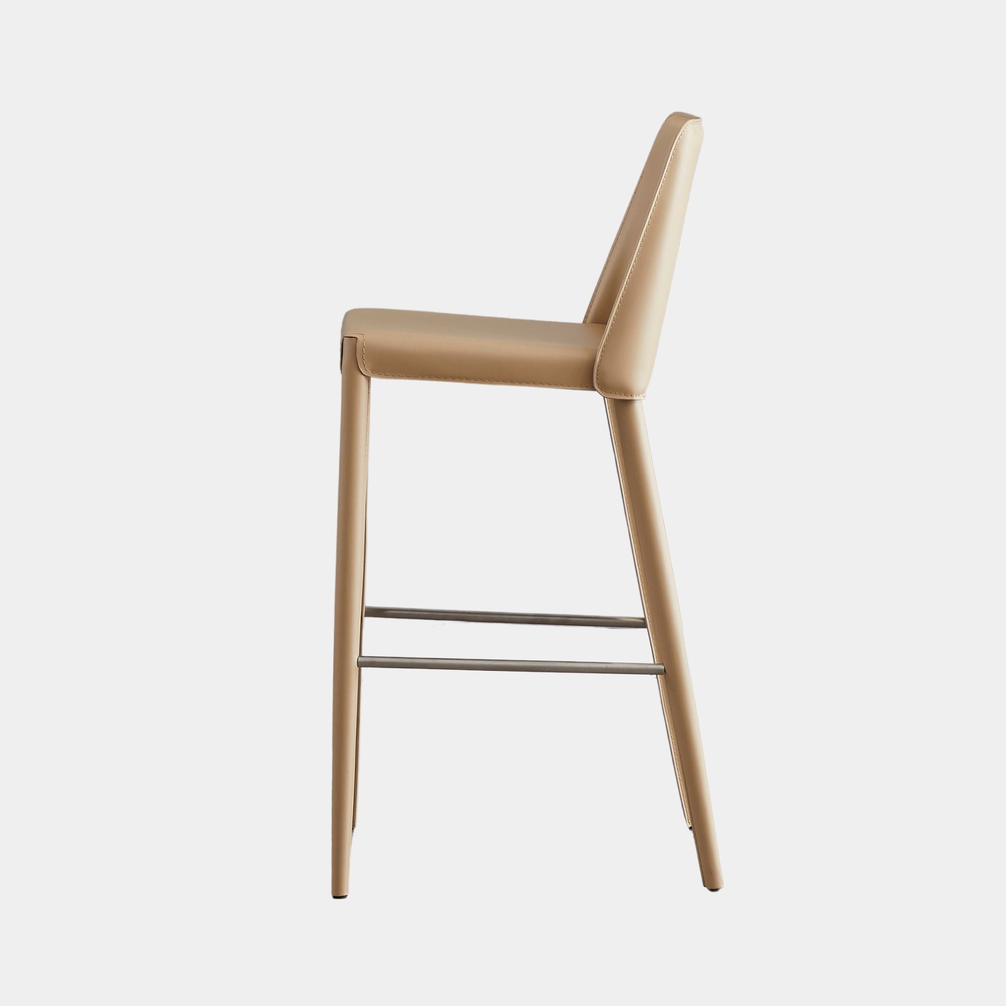 Henry Leather Bar Stool - The Feelter