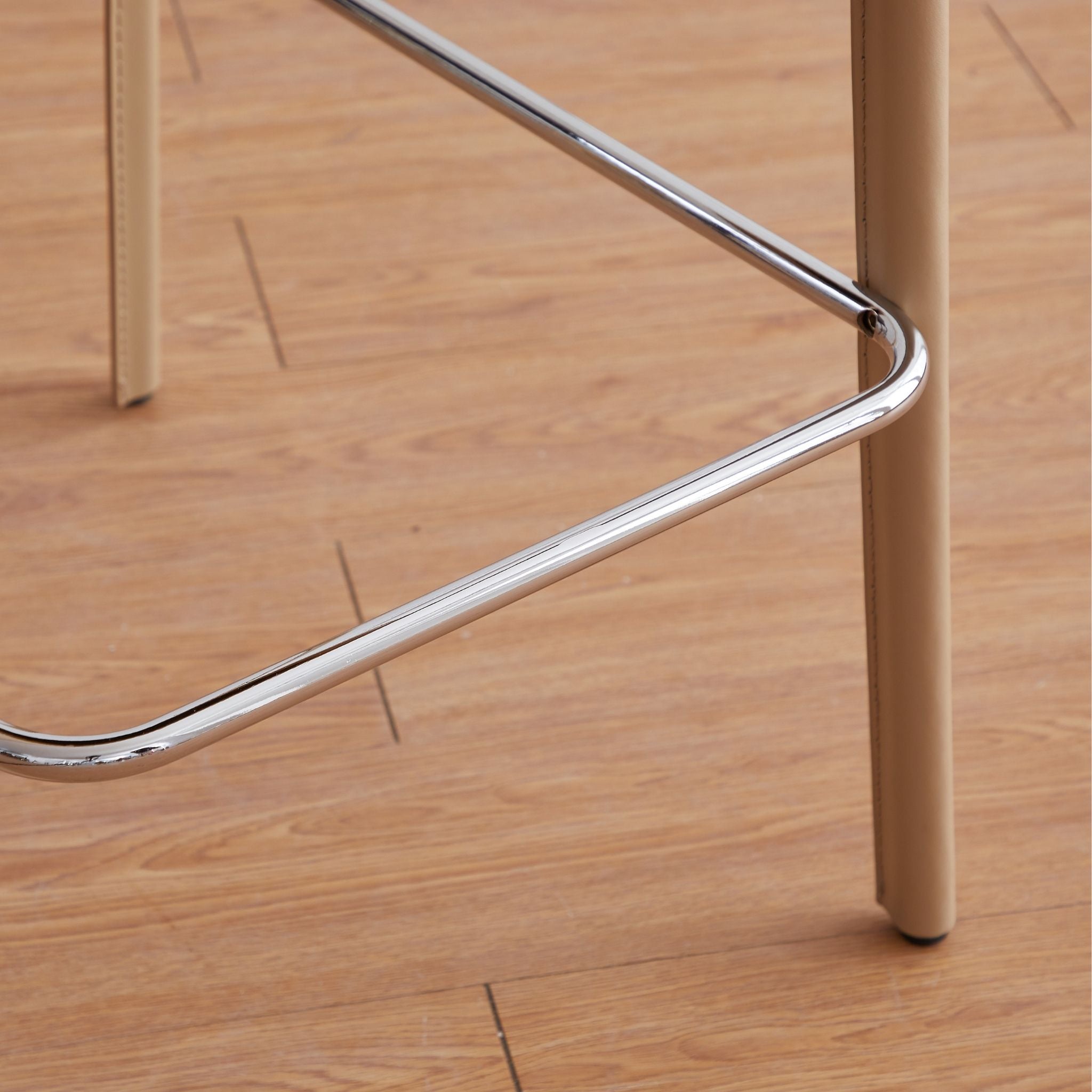 James Leather Bar Stool