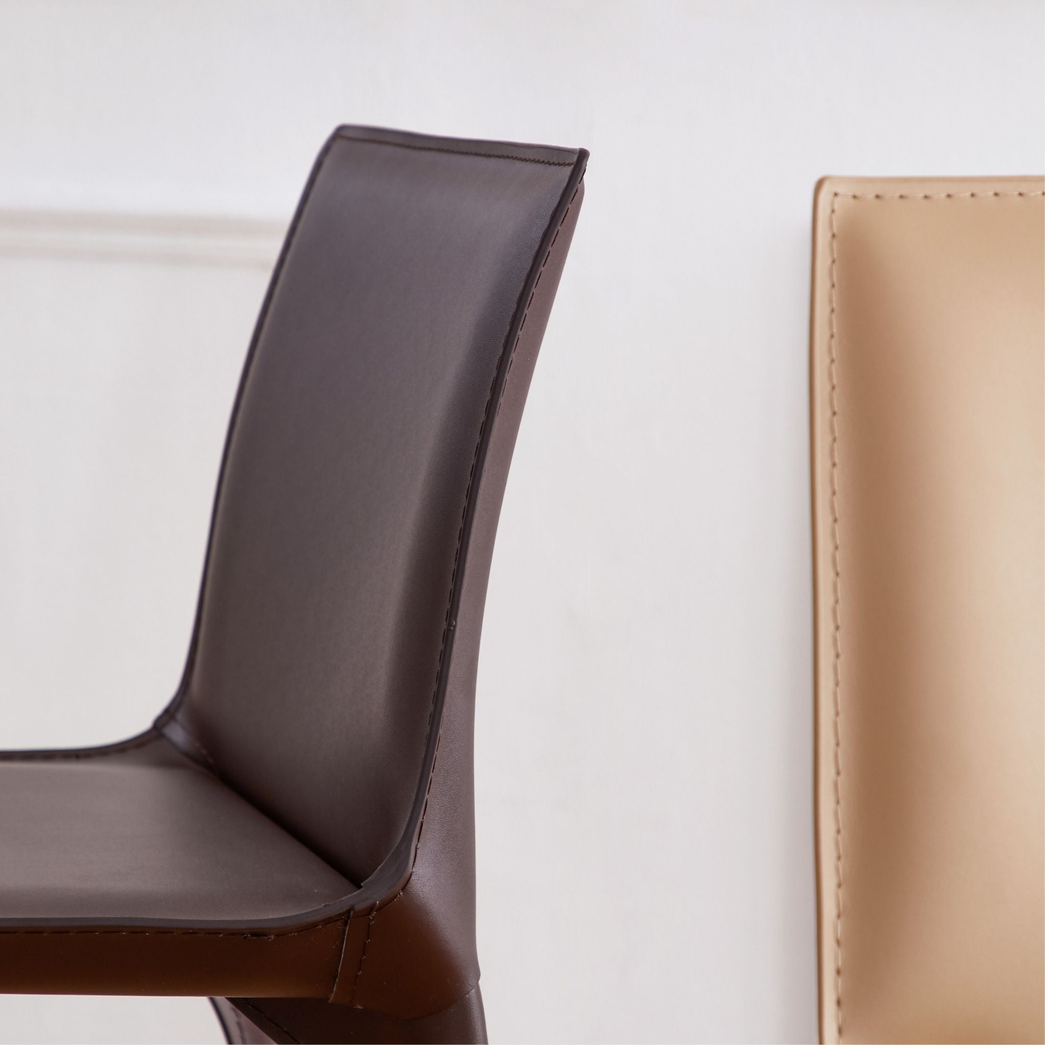 James Leather Bar Stool