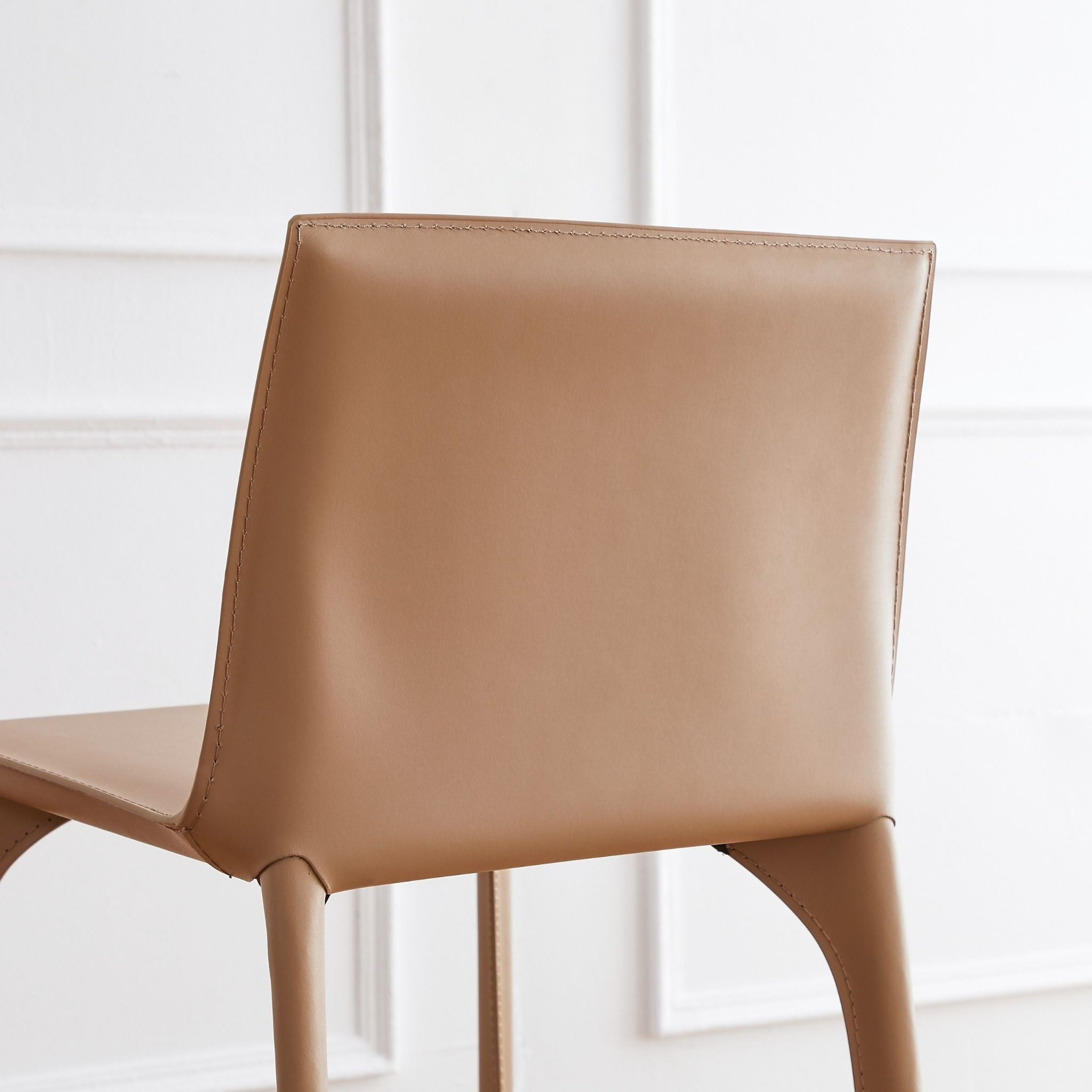 James Leather Bar Stool