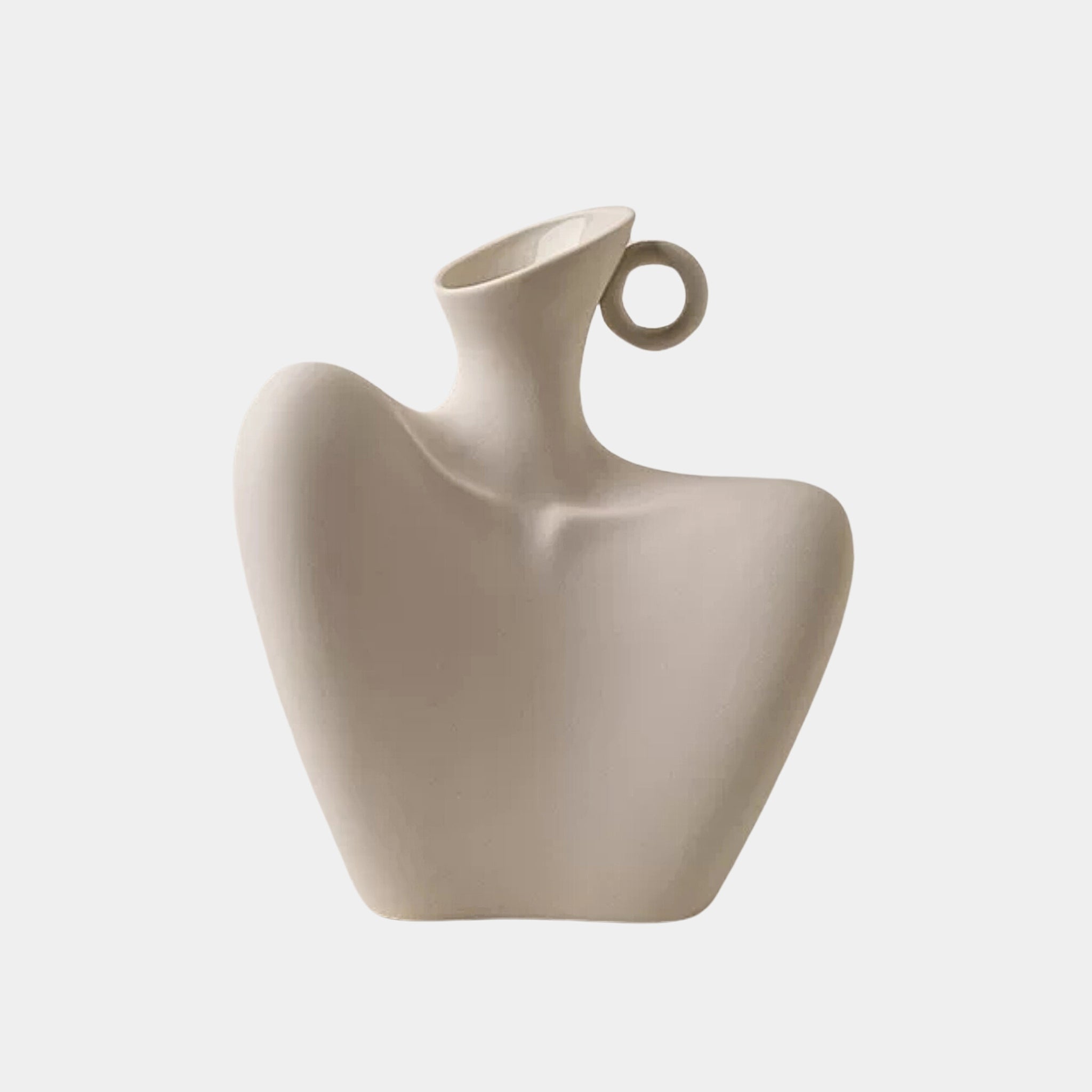 Ceramic Vase | White Collarbones - The Feelter