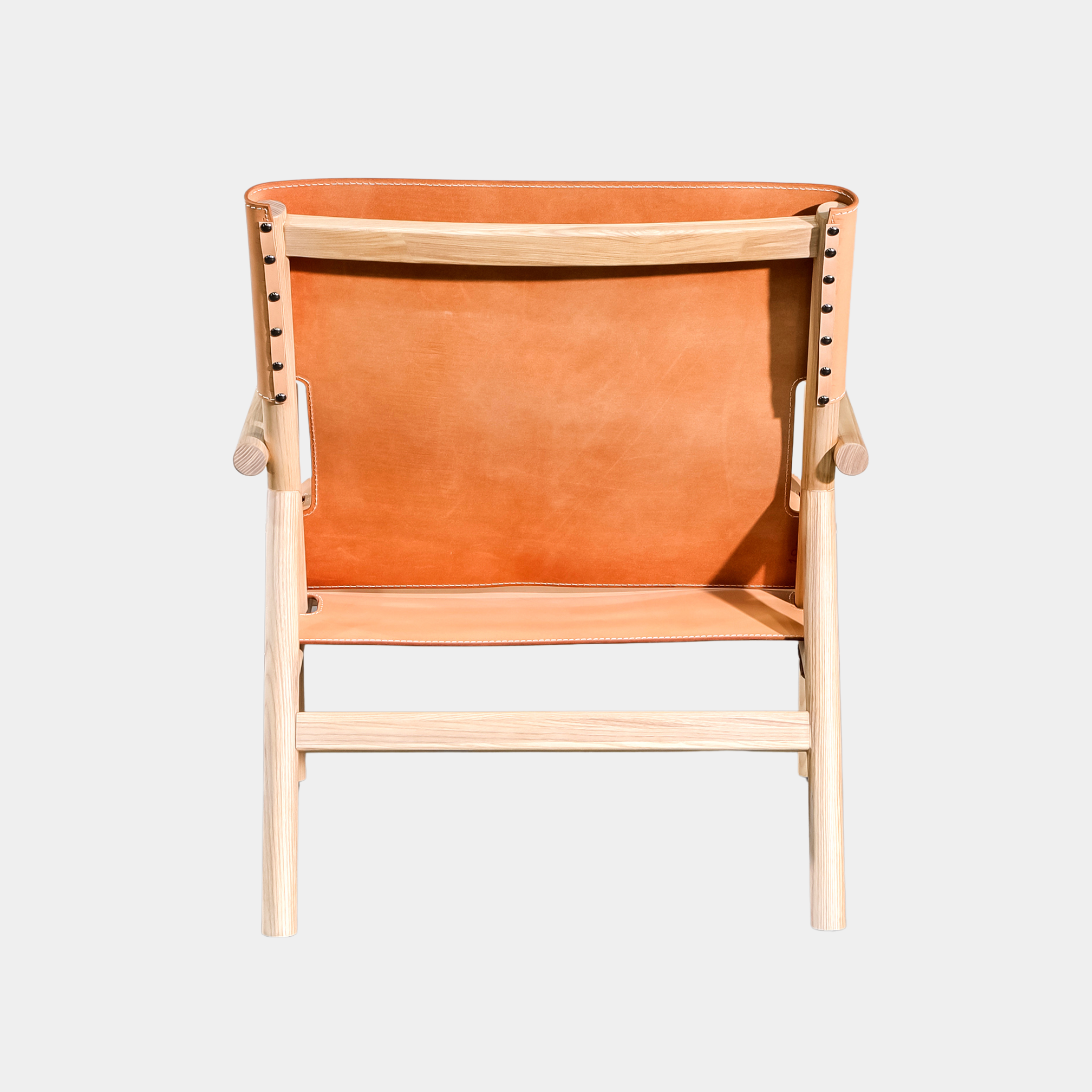 Ebony Leather Lounge Chair