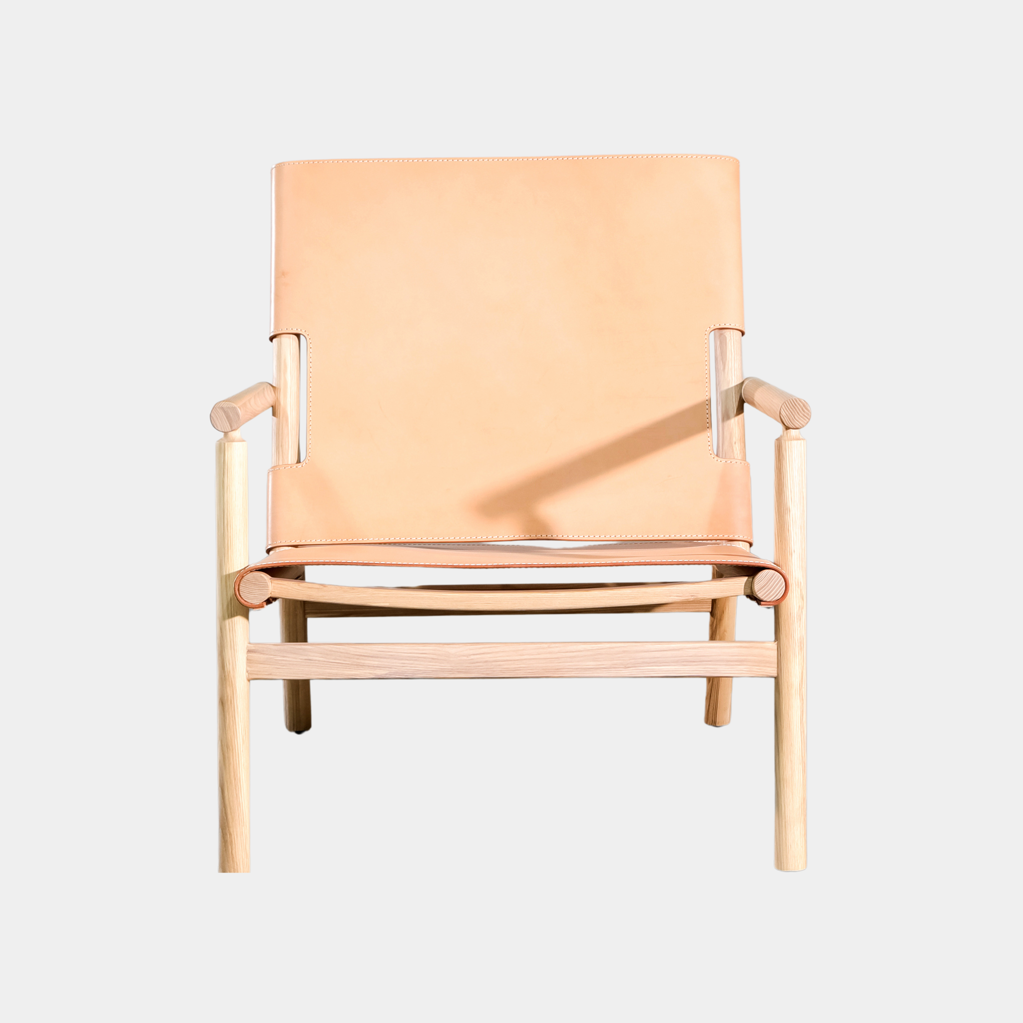 Ebony Leather Lounge Chair