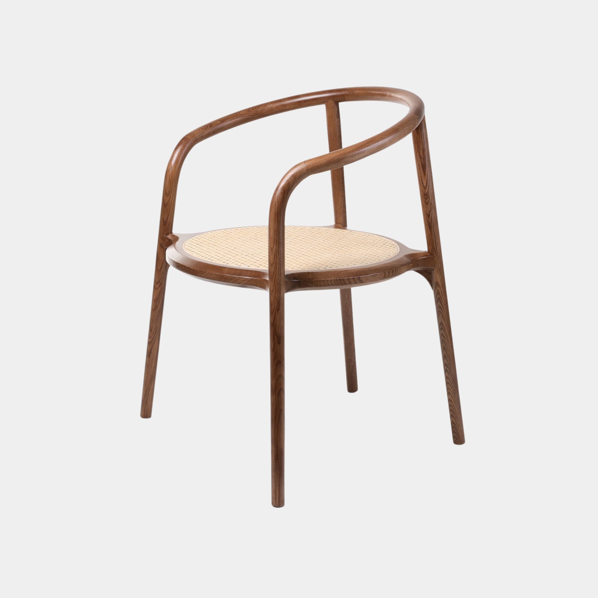 Mid Century Furniture | Round Rattan Dining Chair