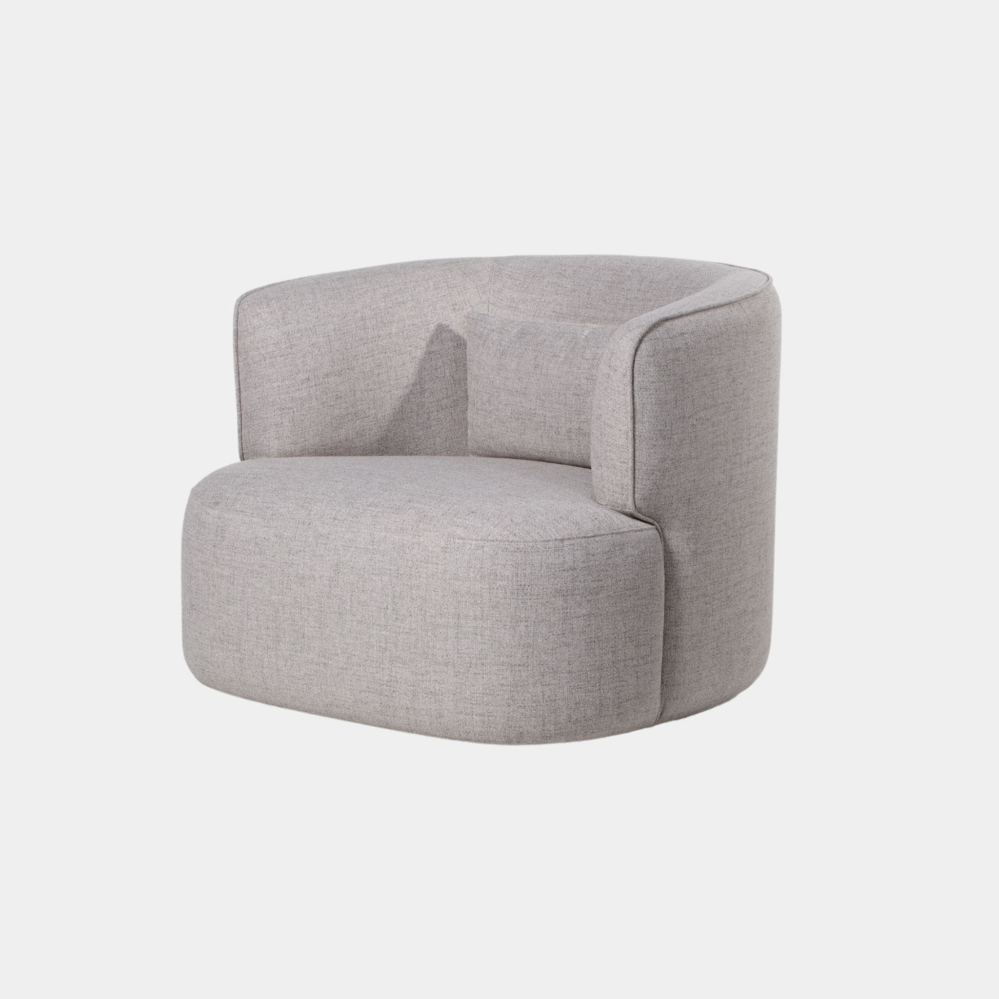 Cream Heb Swivel Armchair