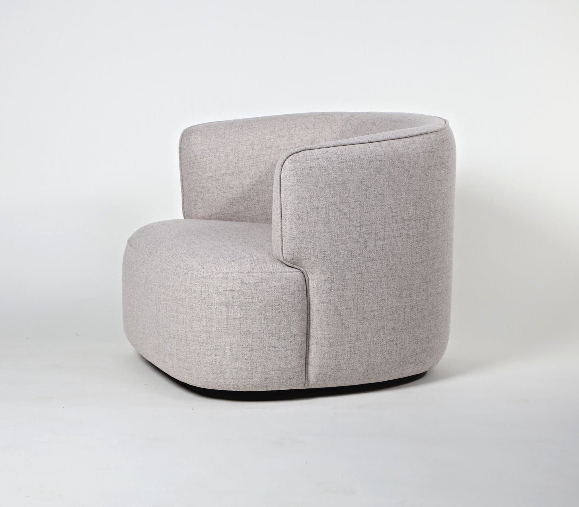 Cream Heb Swivel Armchair