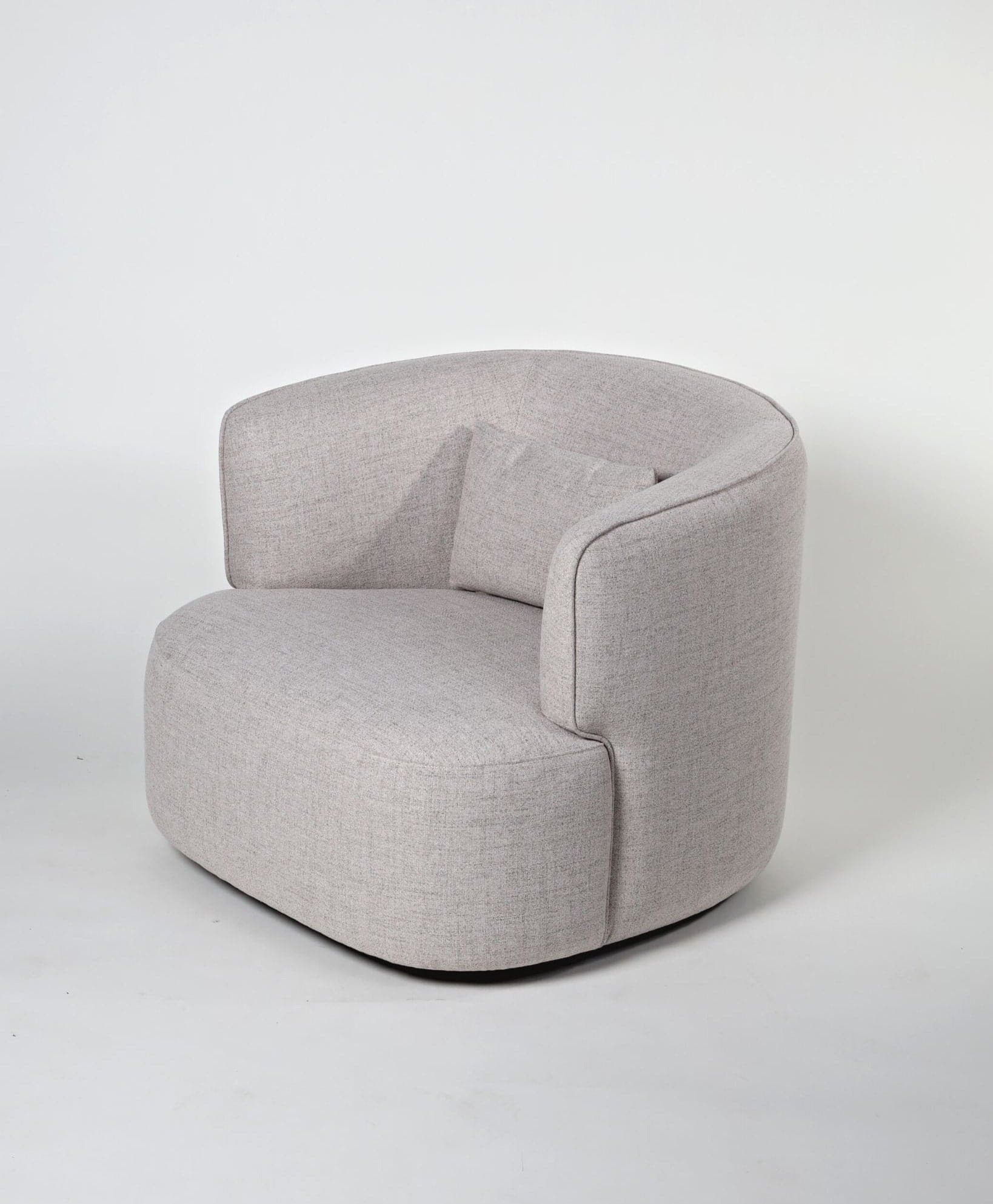 Cream Heb Swivel Armchair