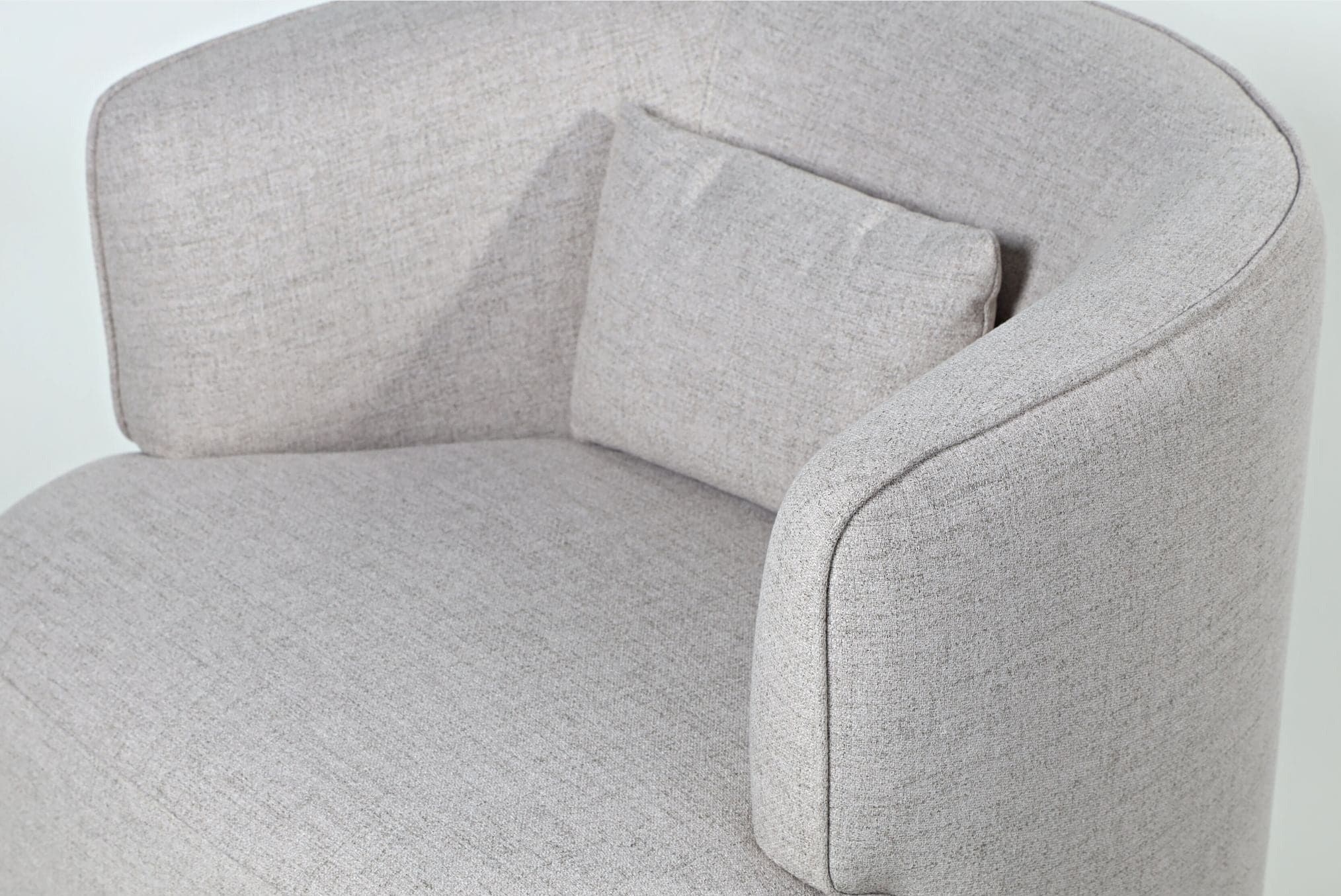 Cream Heb Swivel Armchair