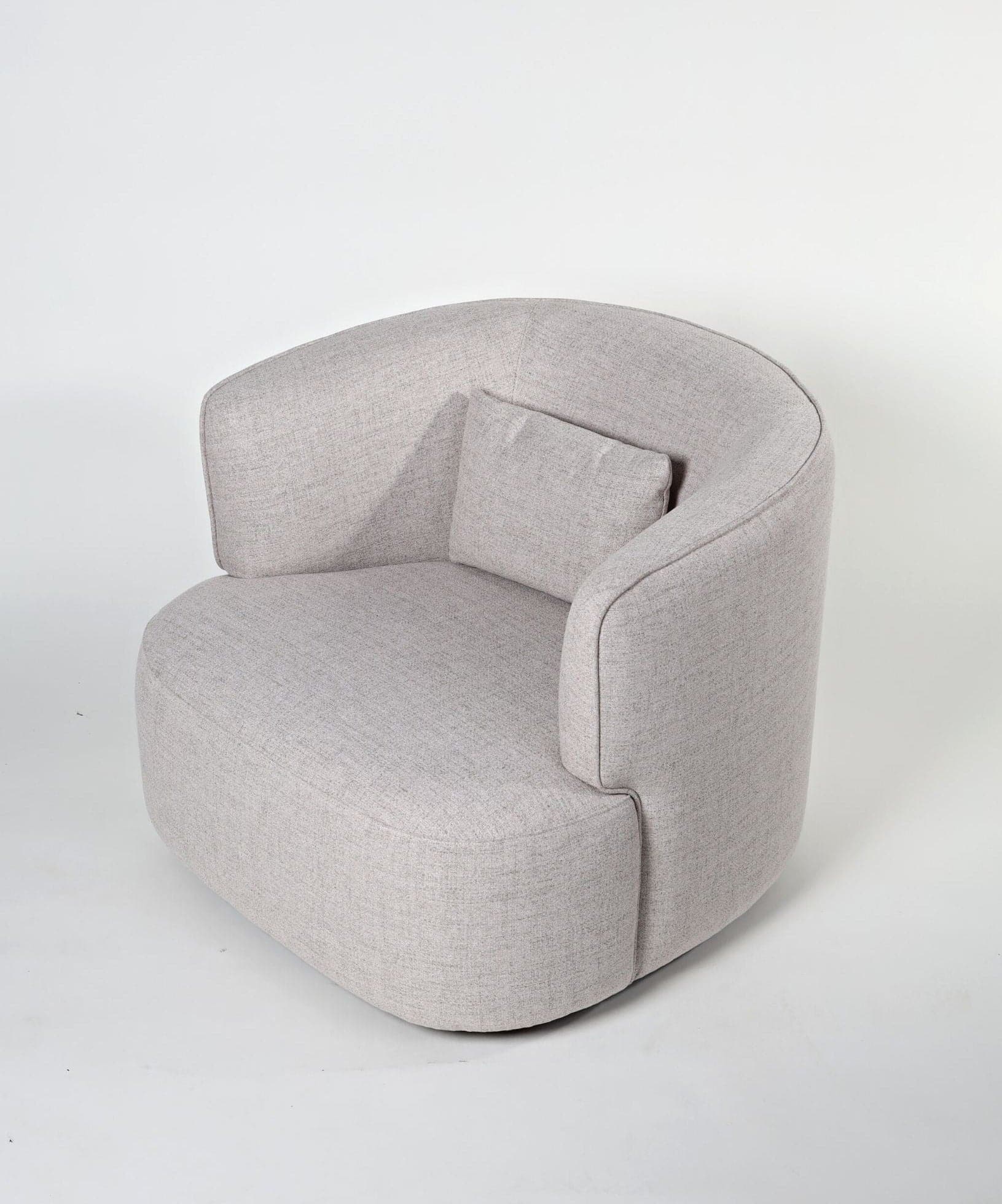 Cream Heb Swivel Armchair