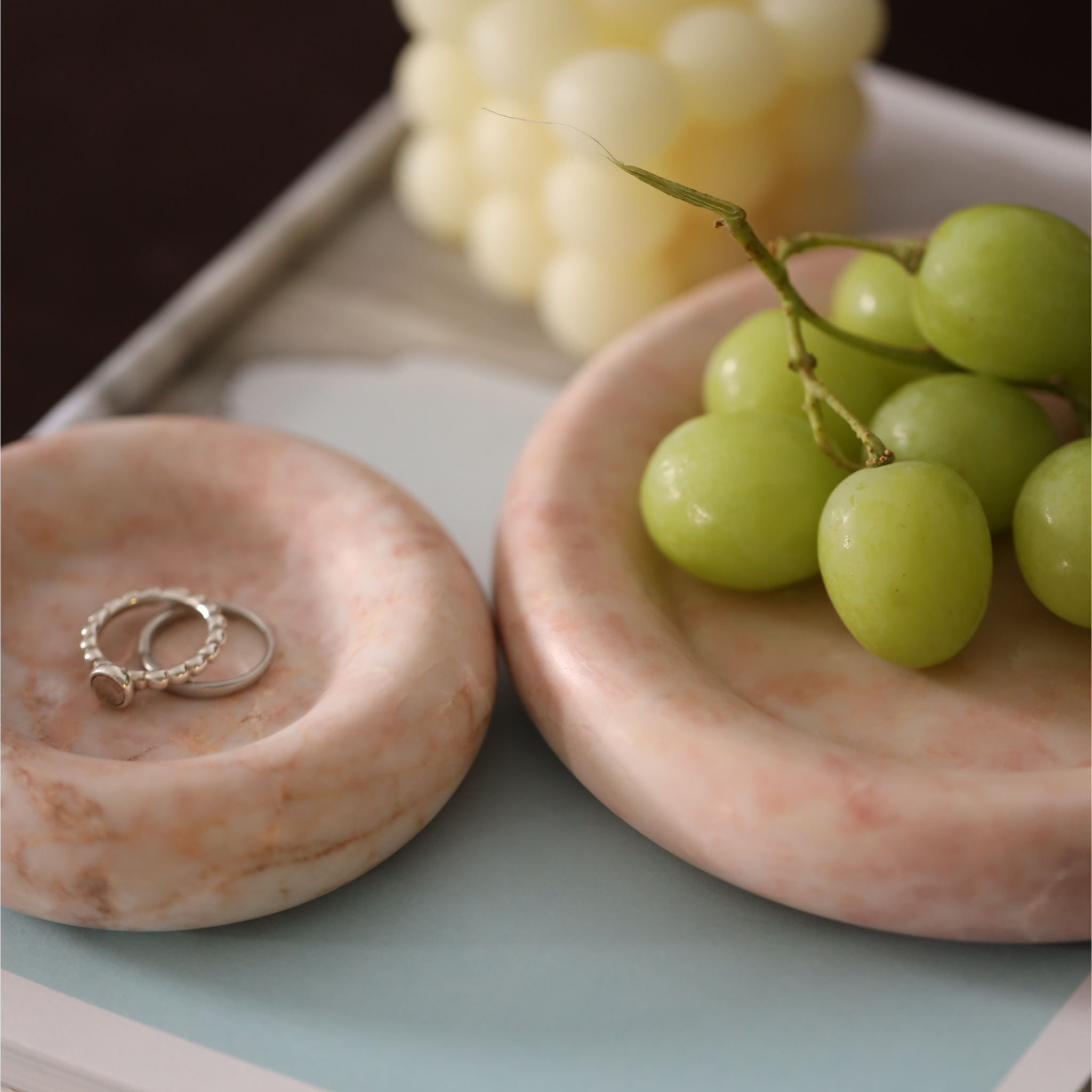 Rosa Marble Plate - The Feelter