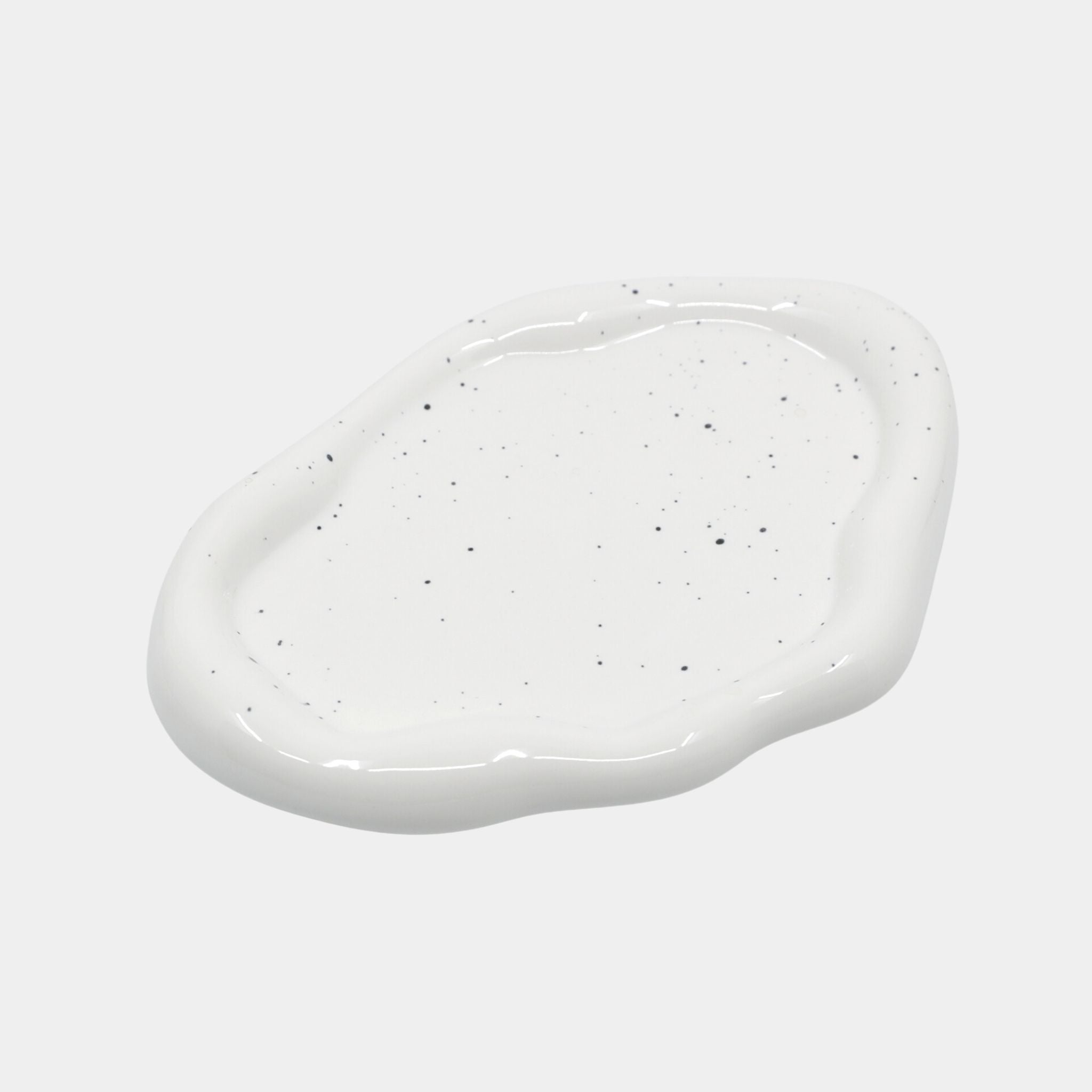 Warbled Ceramic - Oval Speckled Plate - The Feelter
