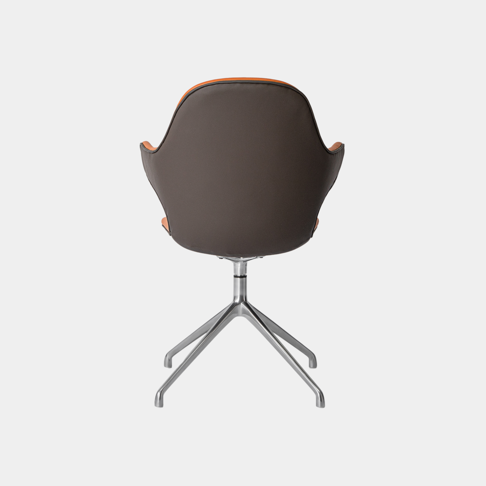 Percy Leather Swivel Chair