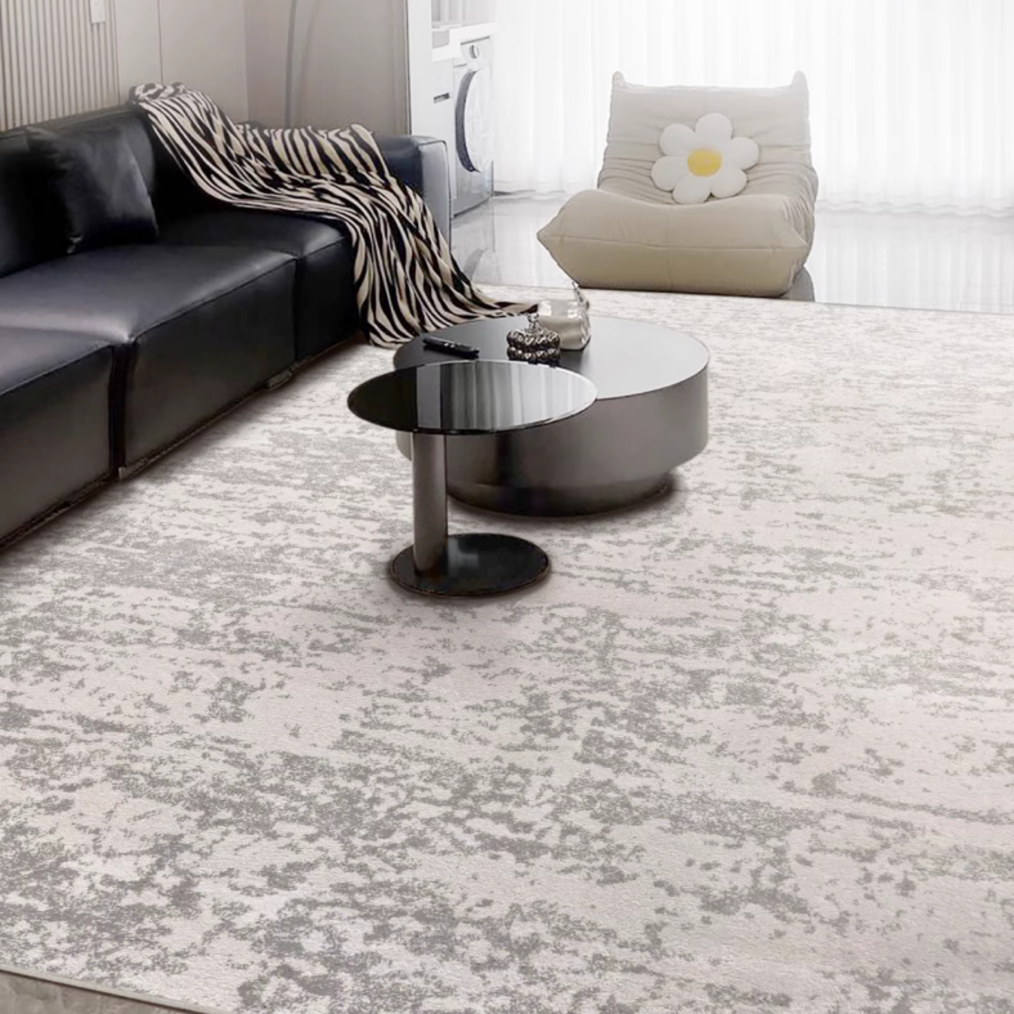 Blizzard Glue-Free Rug