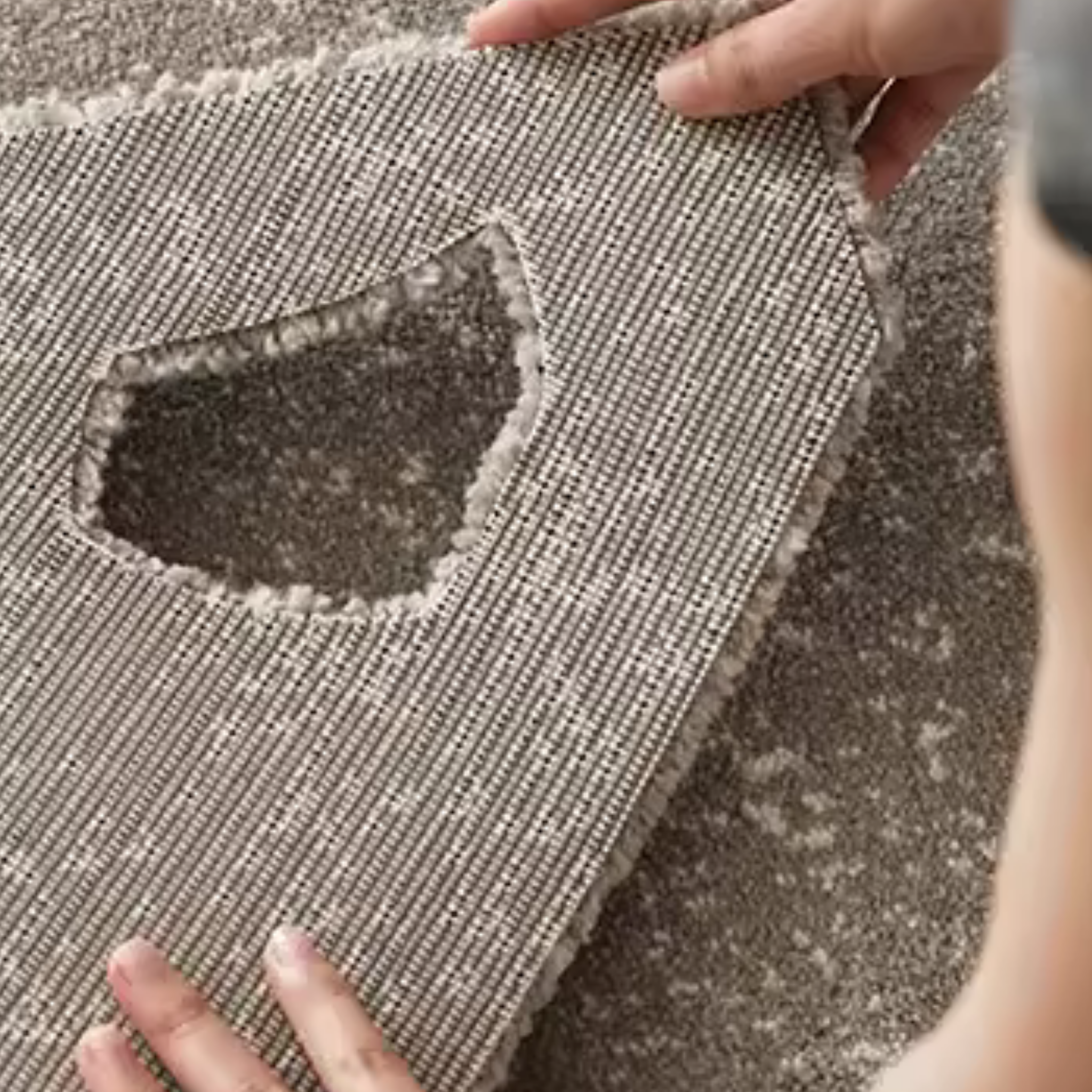 Glacier Glue-Free Rug