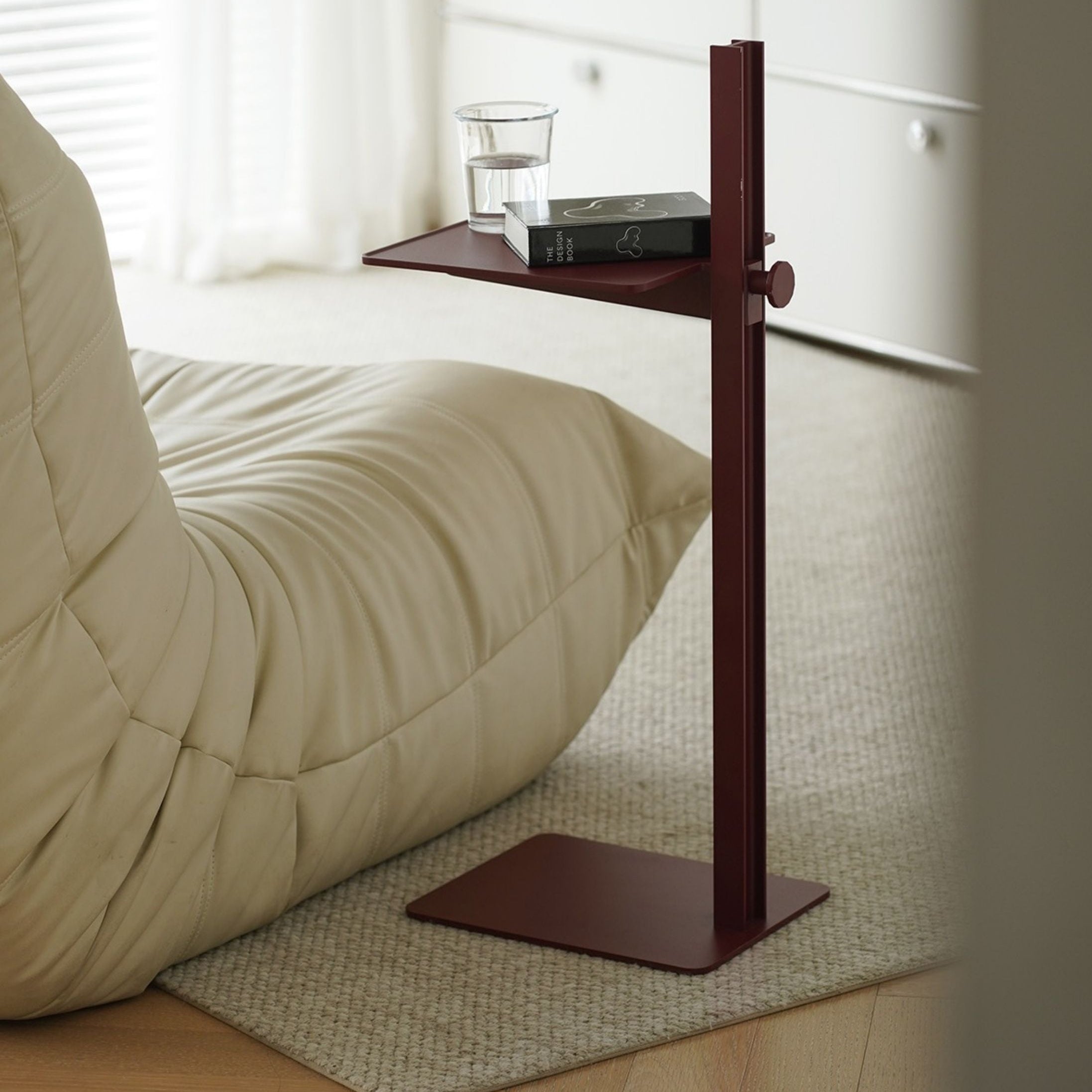 Adjustable Pedestal Side Table - The Feelter