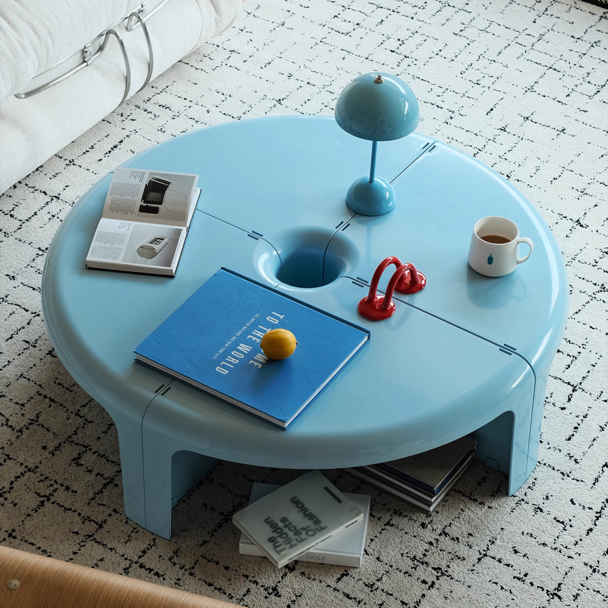 4 Piece Modular Plastic Table