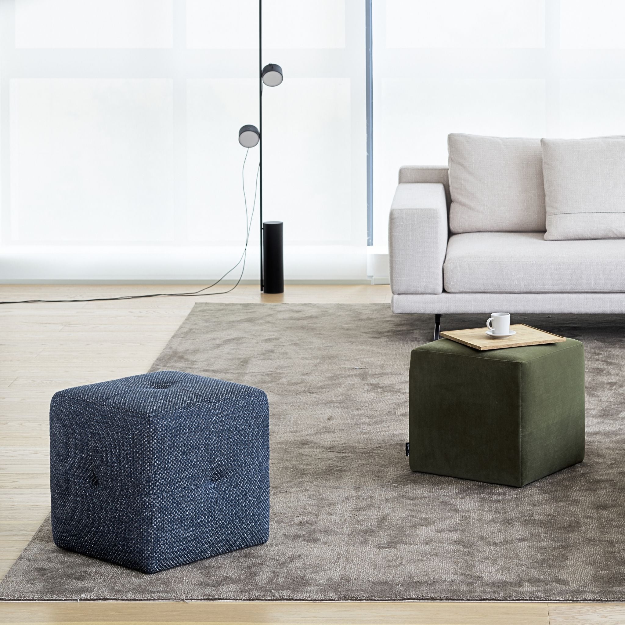 Bri Cube Ottoman - The Feelter
