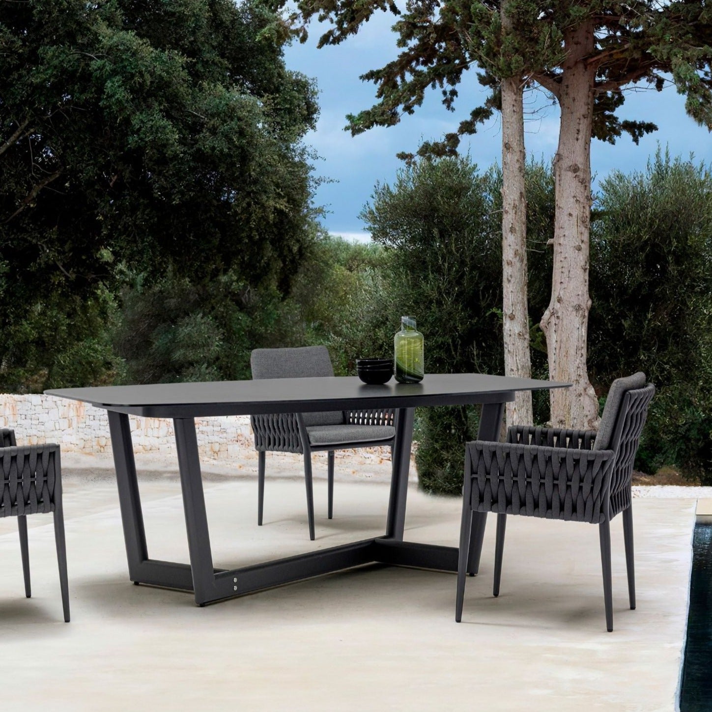 Hug Series | Outdoor Rectangular Dining Table - The Feelter