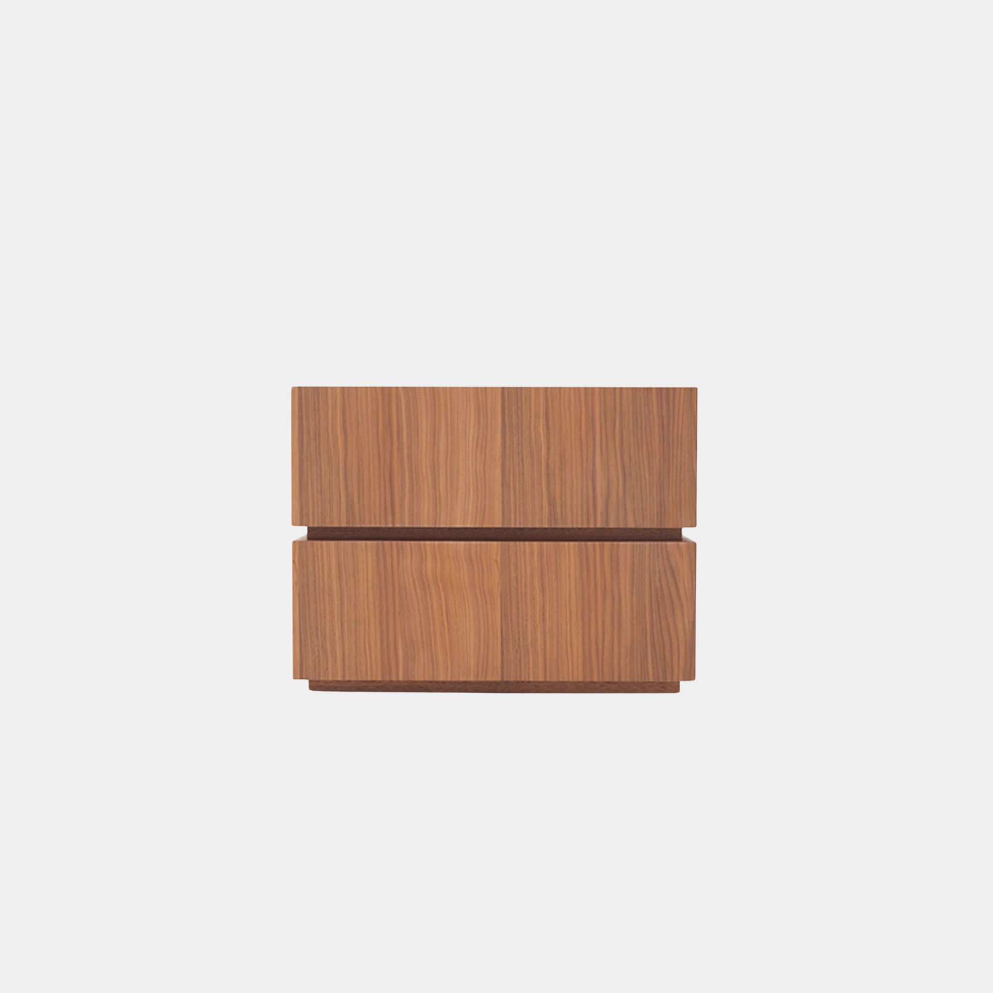 Lines Wooden Bedside Table - The Feelter