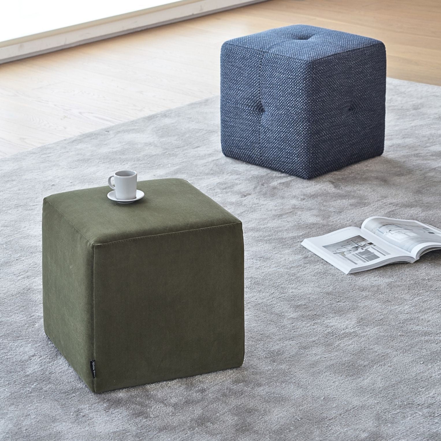 Bri Cube Ottoman - The Feelter