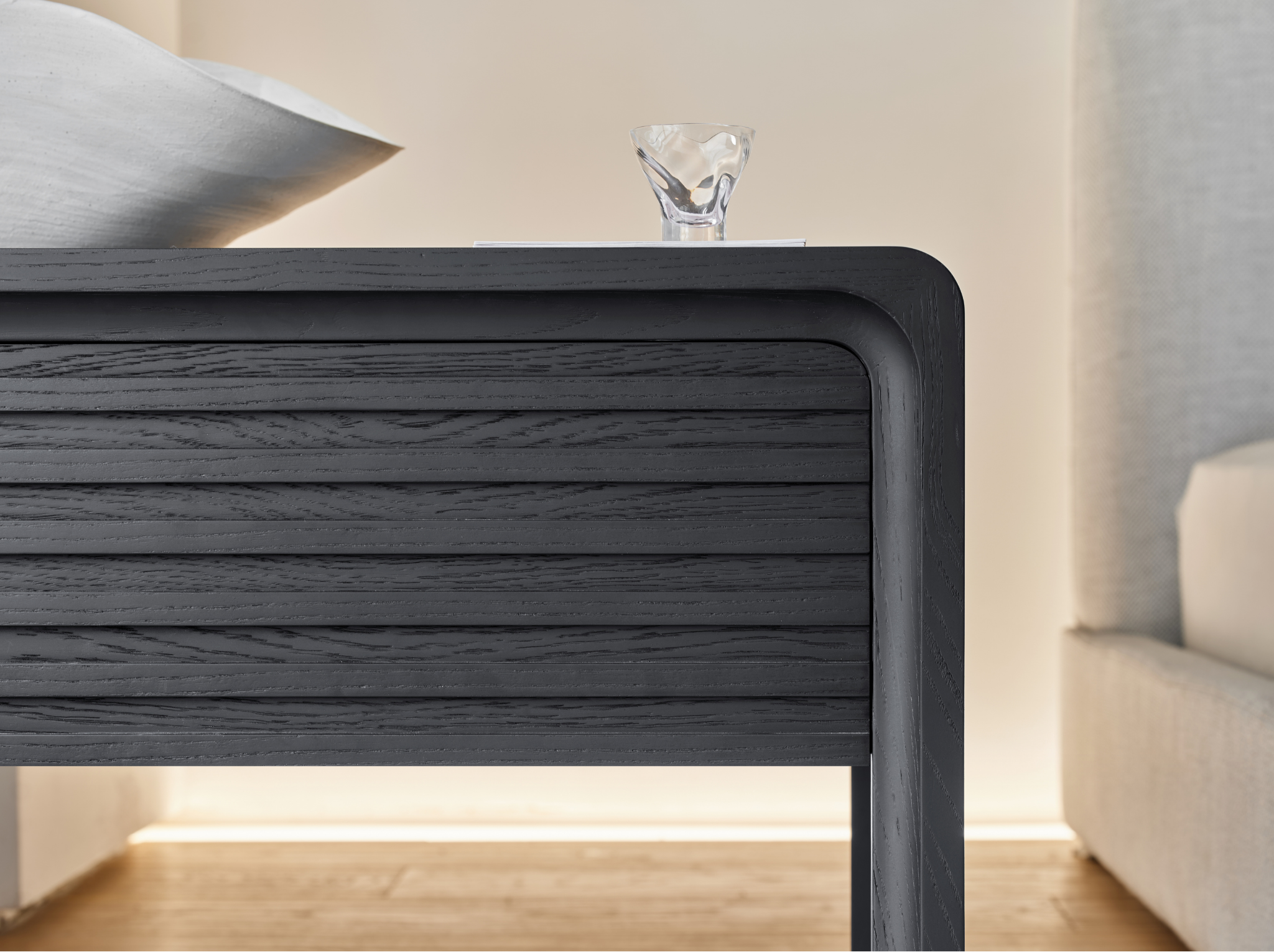 Pumrey Wooden Bedside Table - The Feelter