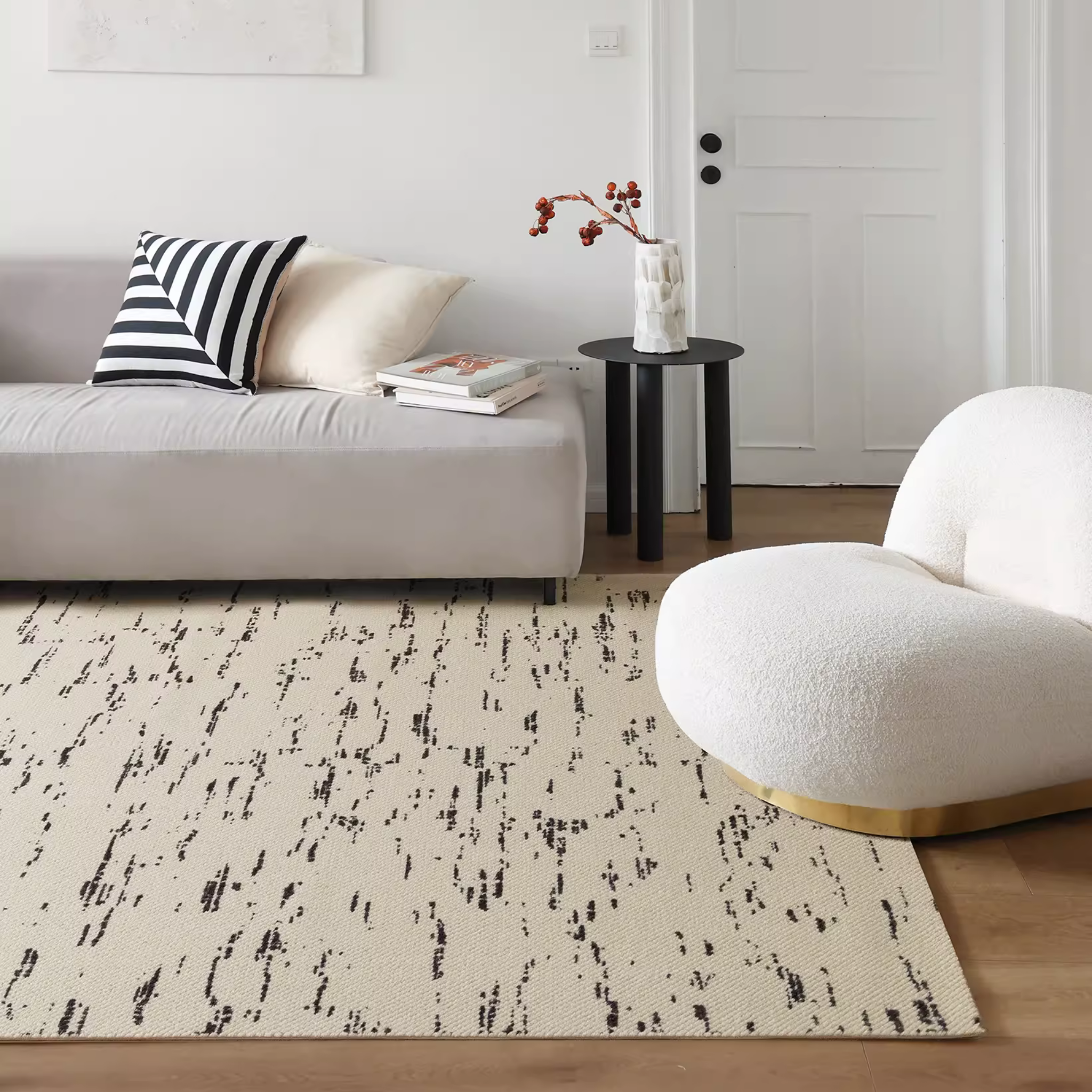 Strokes Wool Rug
