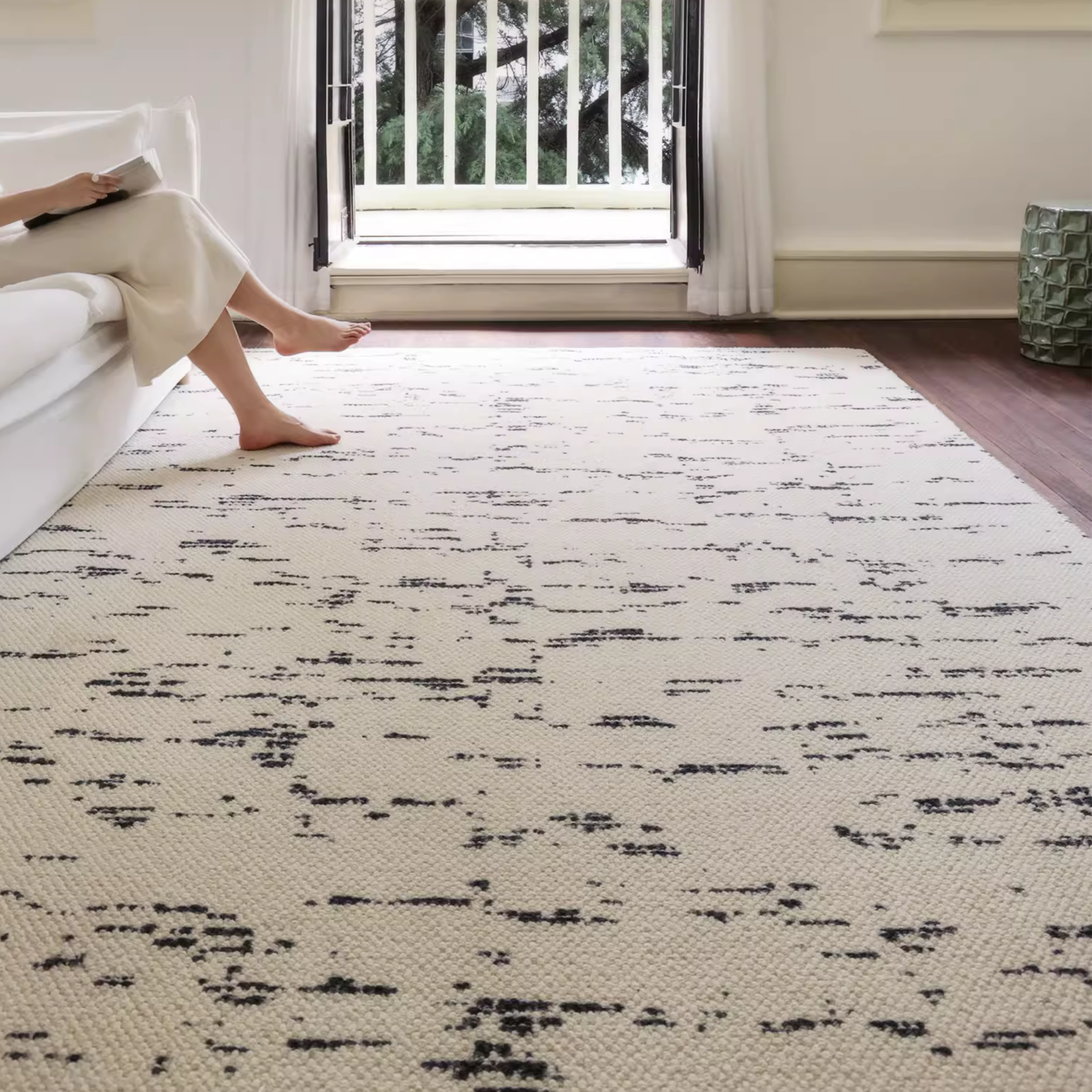 Strokes Wool Rug