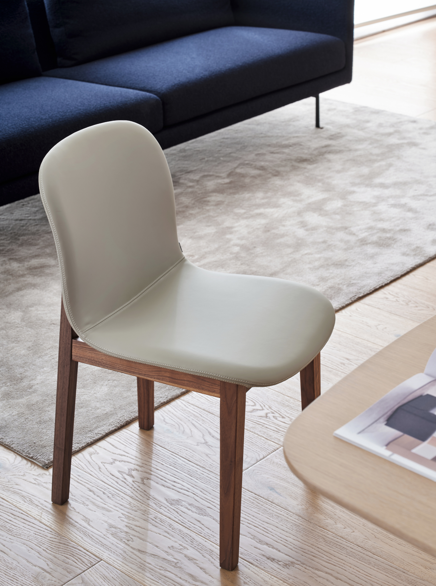 Ann Upholstered Wooden Dining Chair - The Feelter