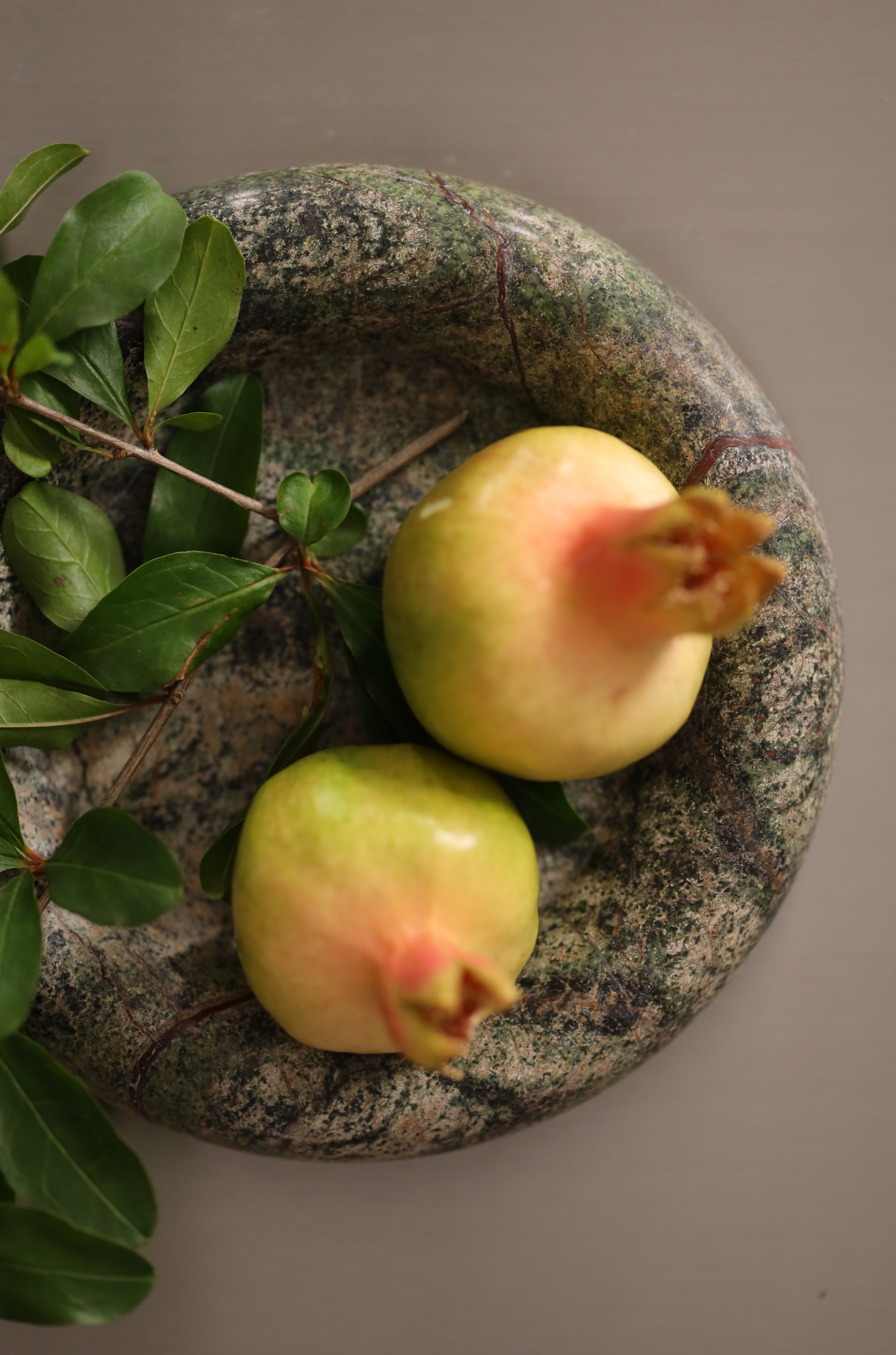 Rainforest Green Marble Plate - The Feelter