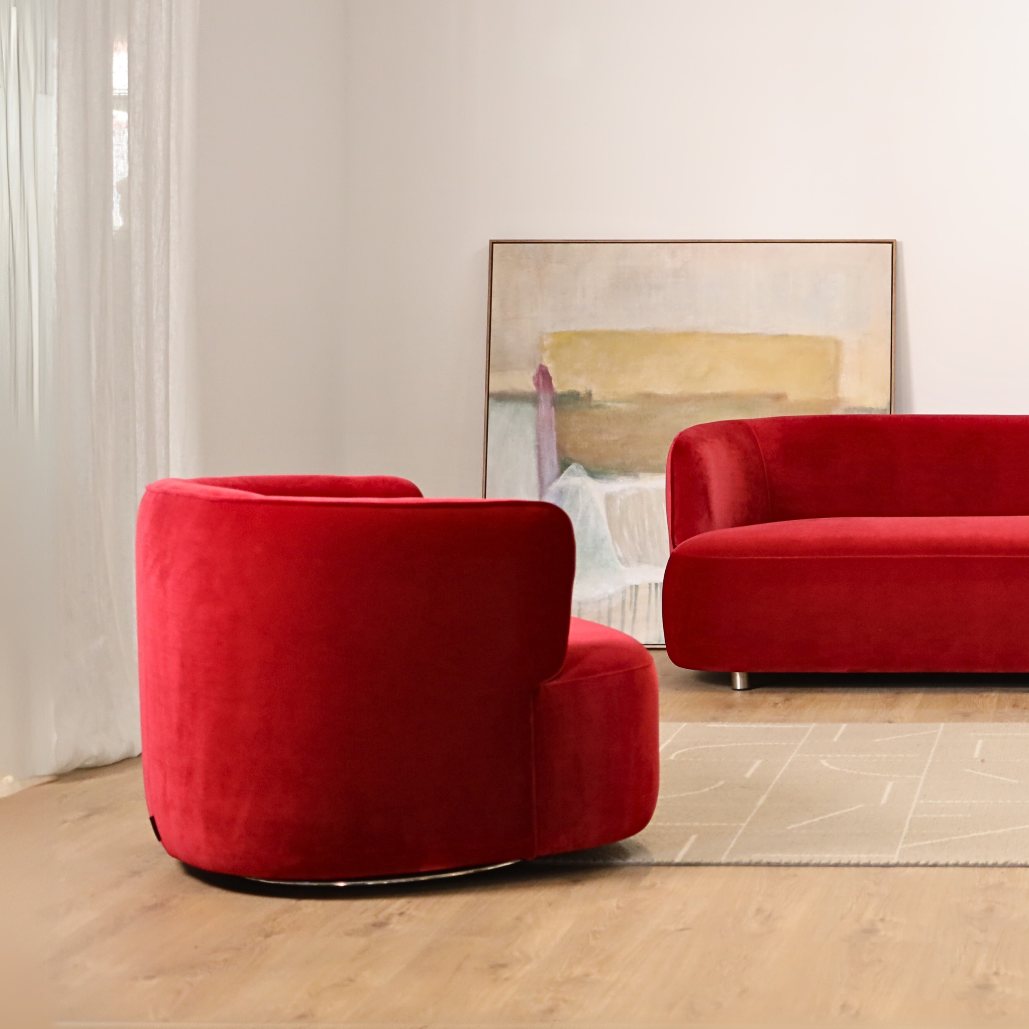 Heb Swivel Armchair